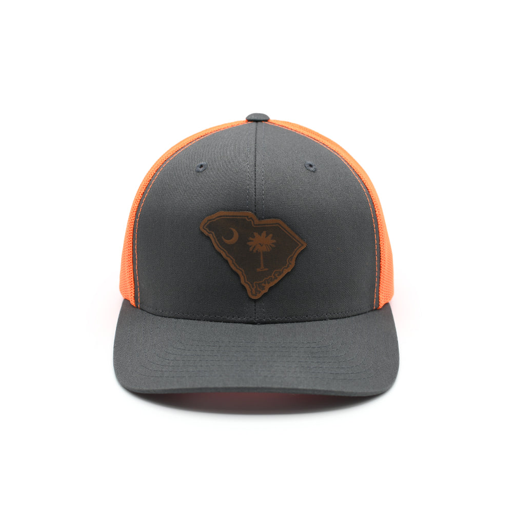 SC State Flag Leather Patch Hat