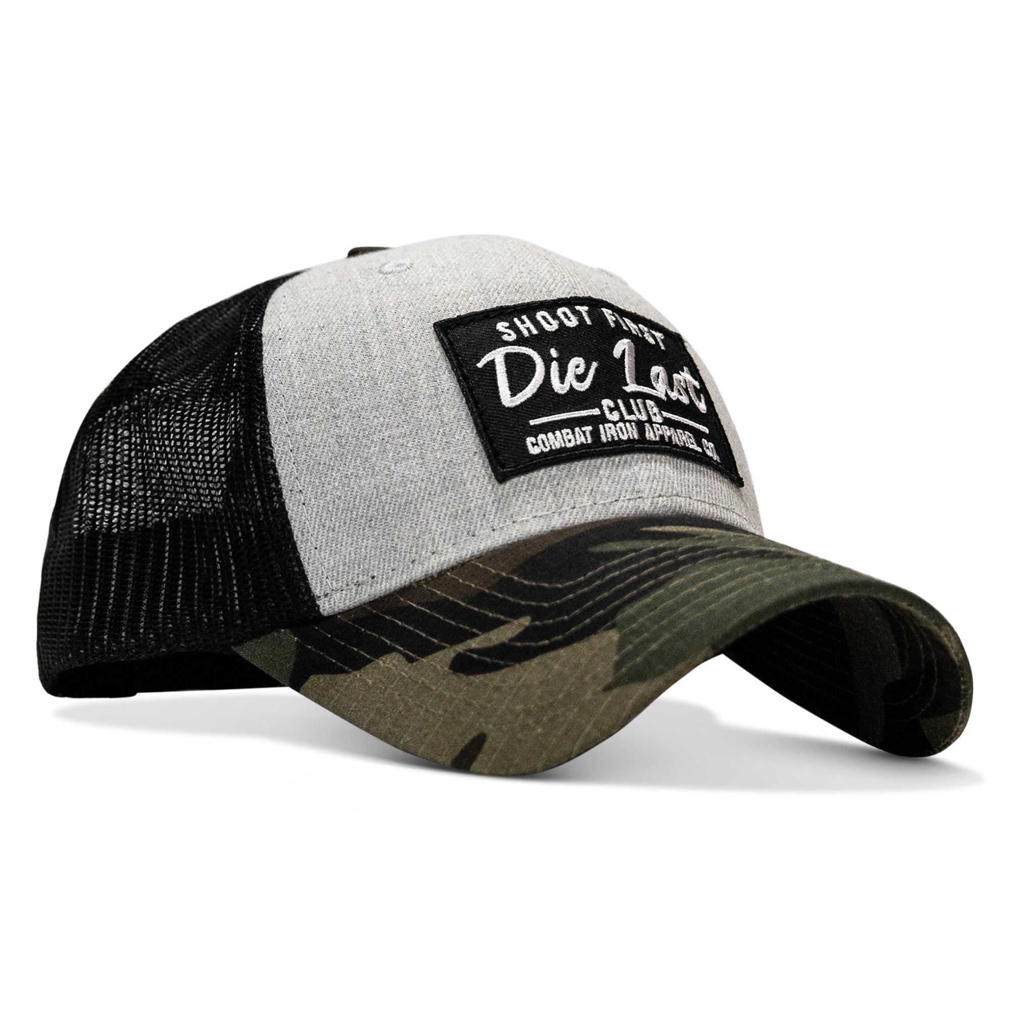 Shoot First. Die Last. Club Patch Snapback