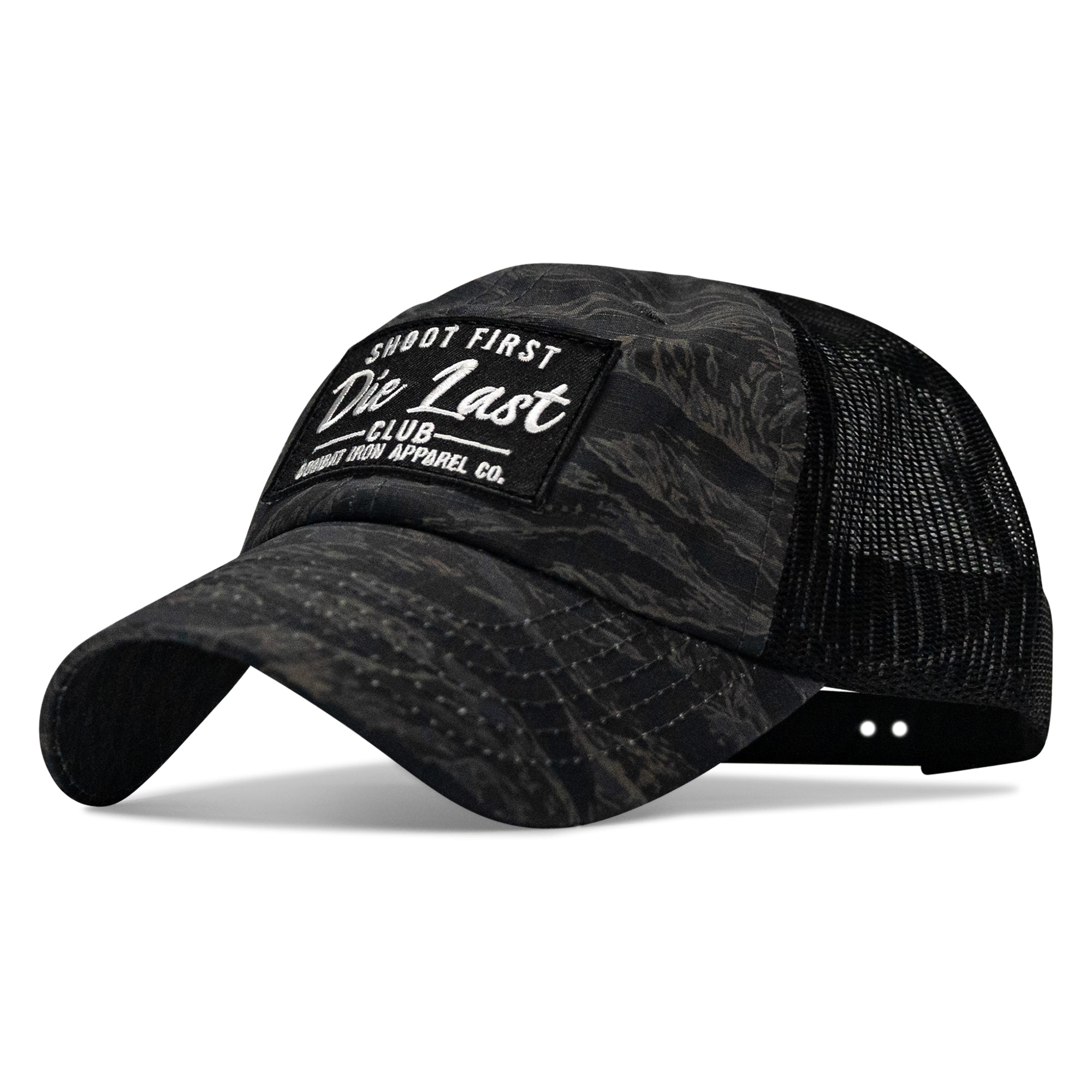 Shoot First. Die Last. Club Patch Ripstop Snapback