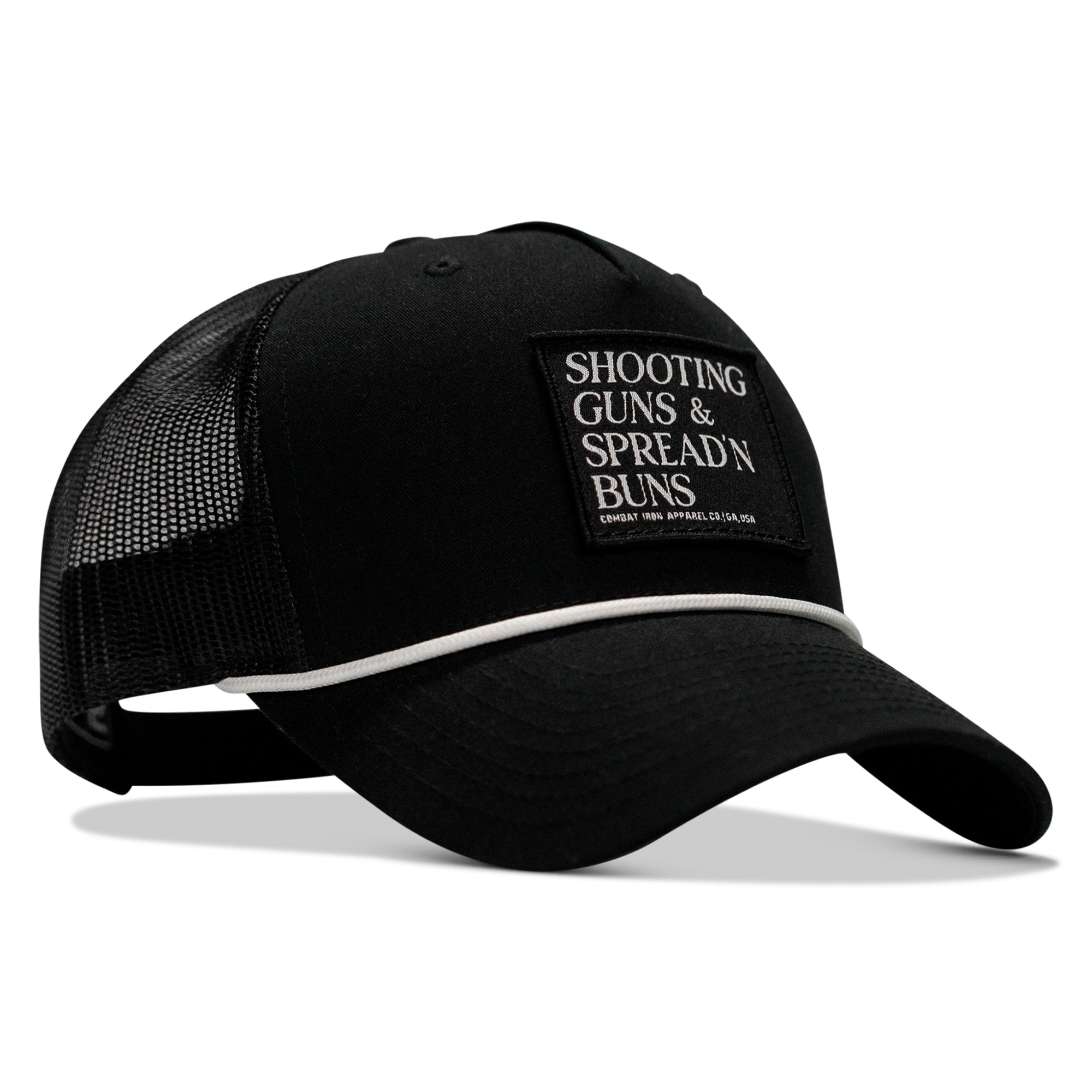 Shooting Guns & Spread'n Buns Patch Rope Snapback Hat
