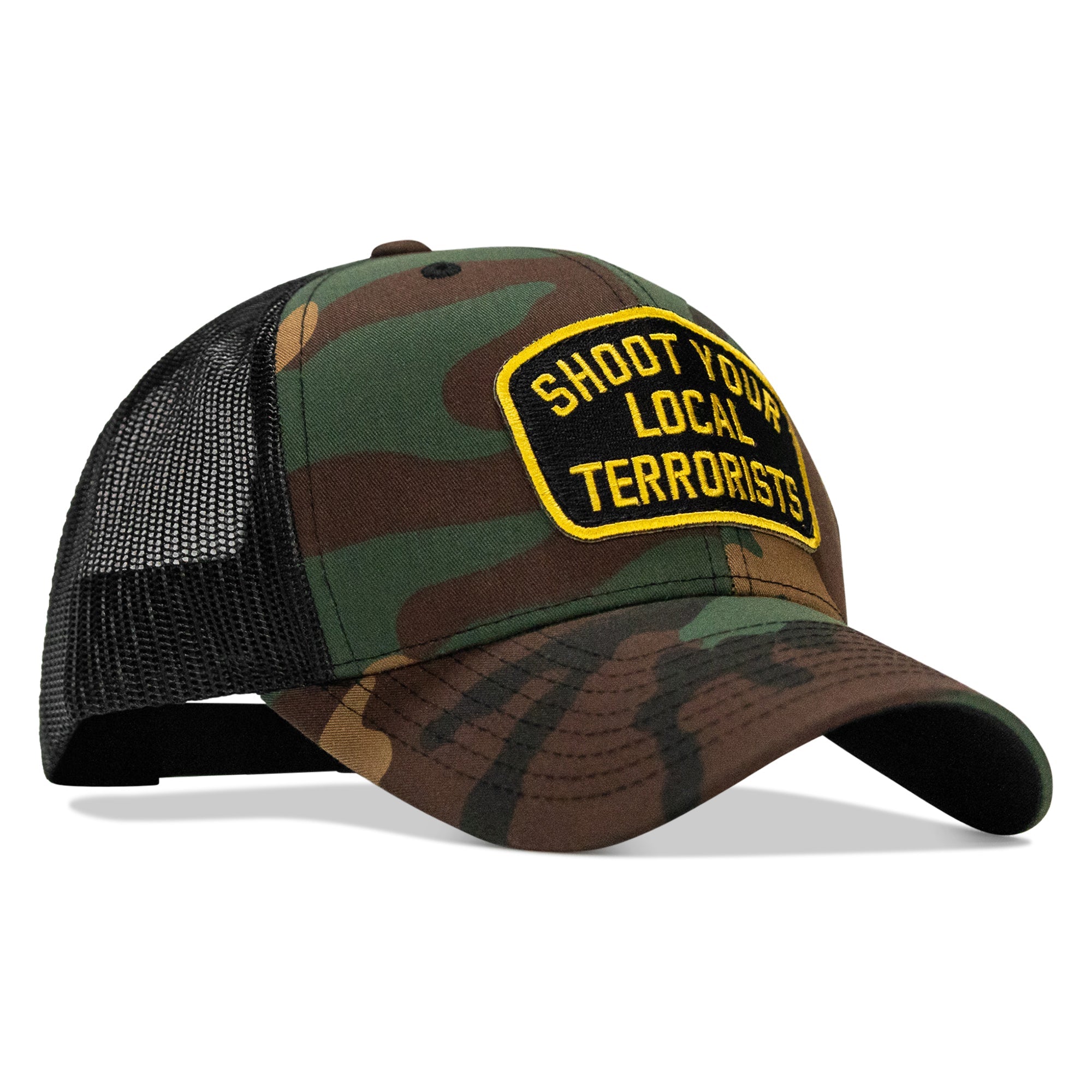 Shoot Your Local Terrorists Patch Snapback Hat