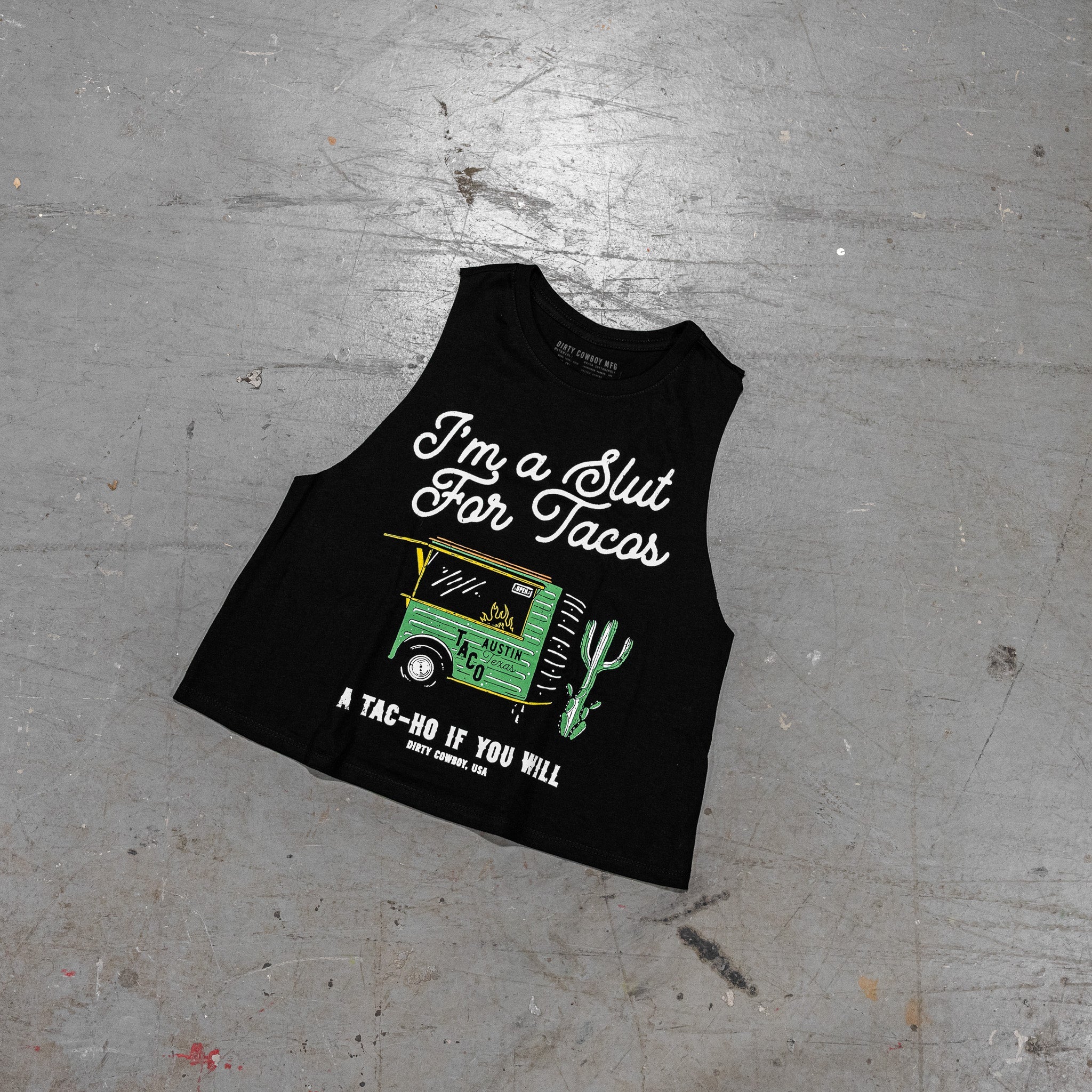 Slut For Taco's Women's Crop Tank Top