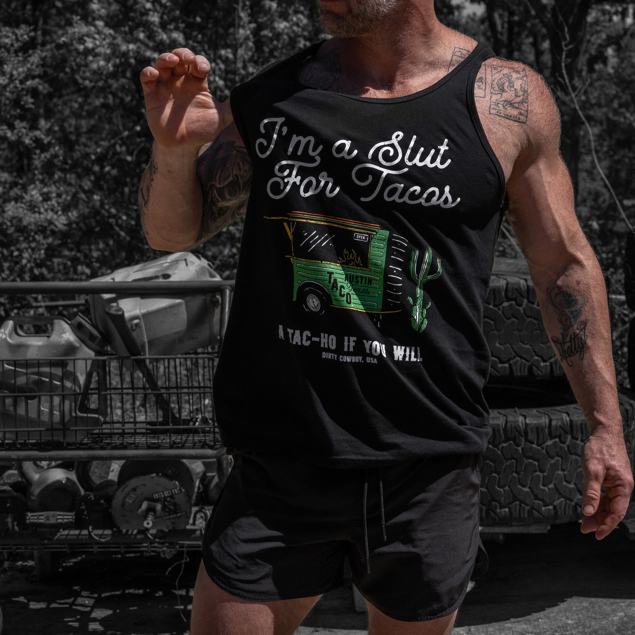 Slut For Taco's Men's Tank Top