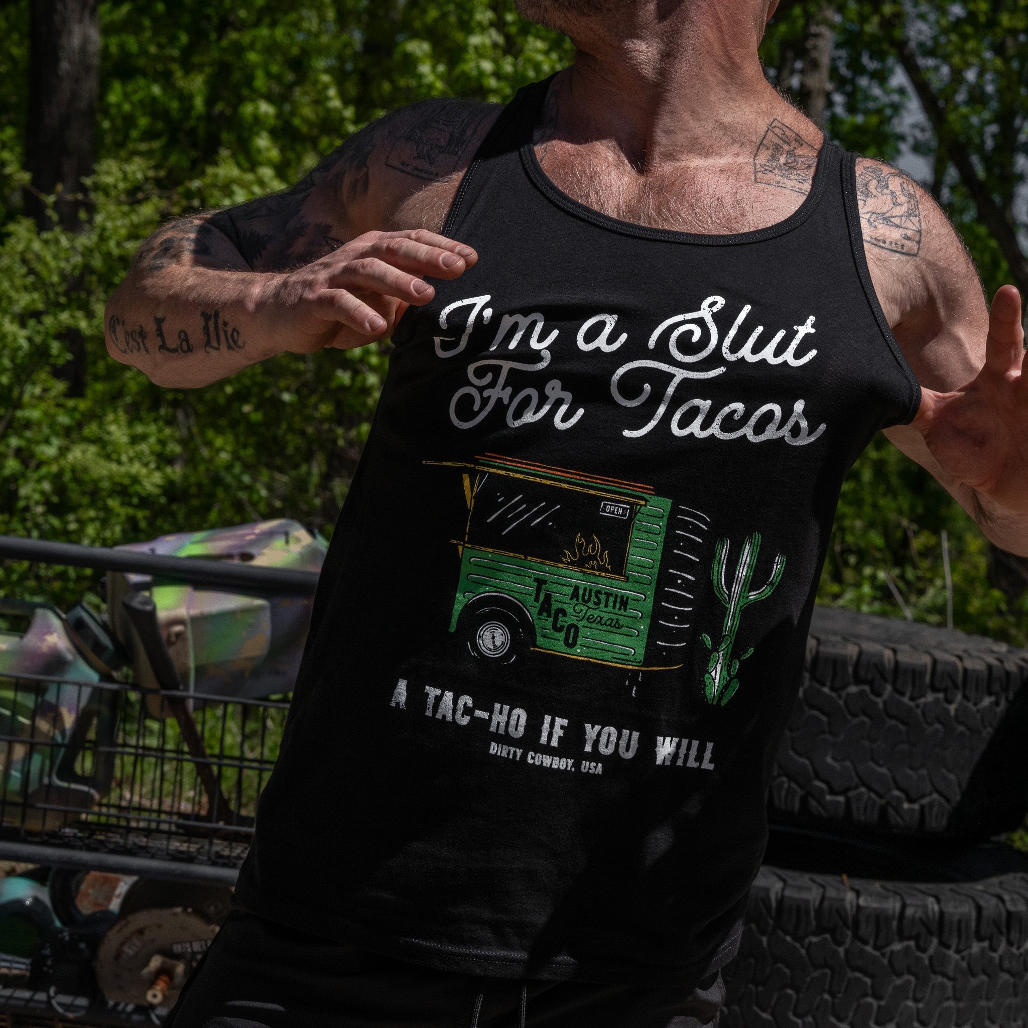 Slut For Taco's Men's Tank Top