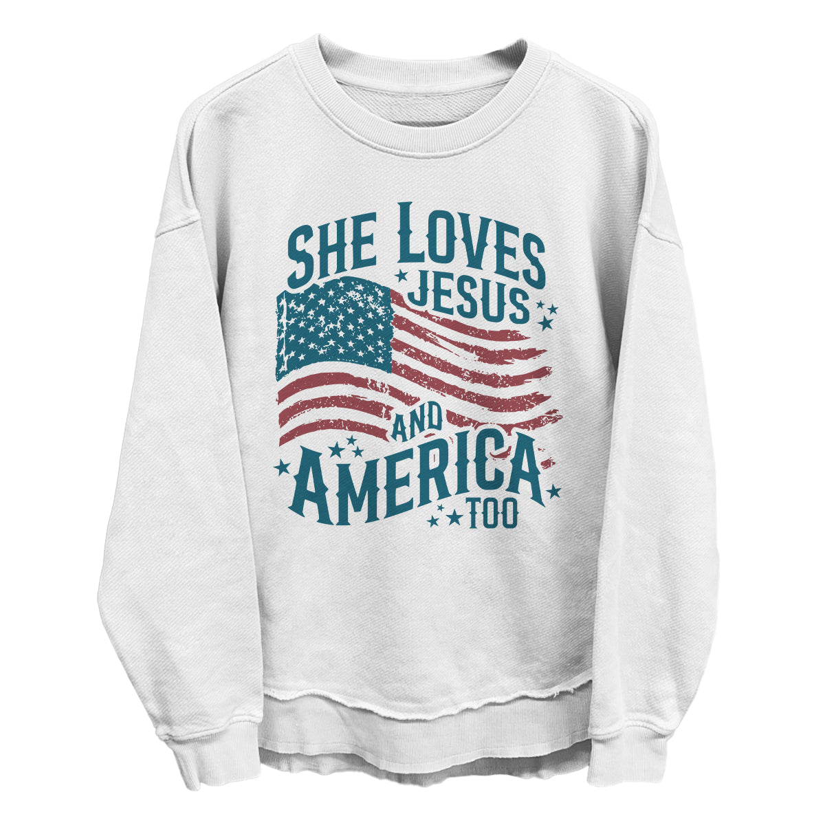 She Loves Jesus And America Too (Front)