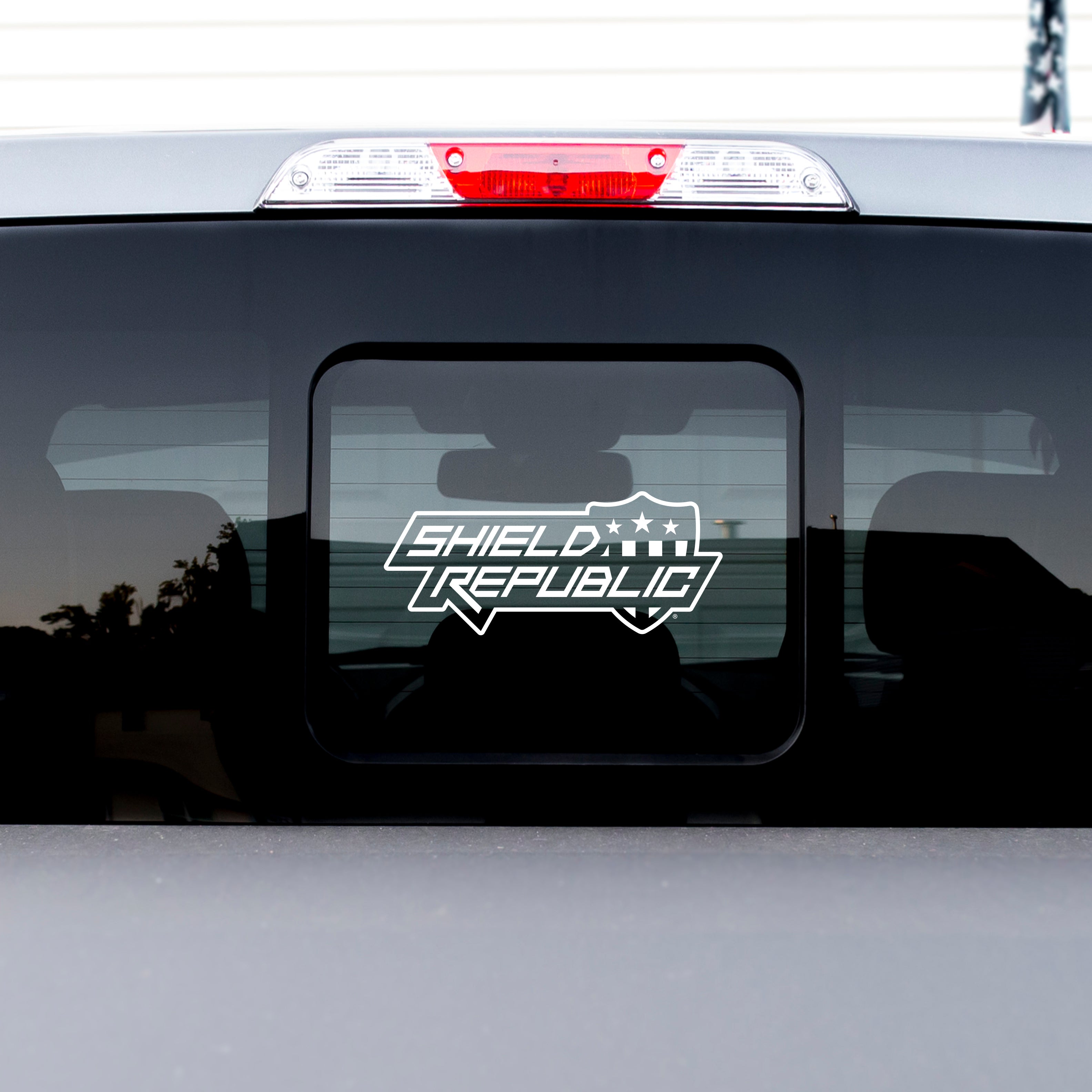 Stacked Logo Vinyl Decal