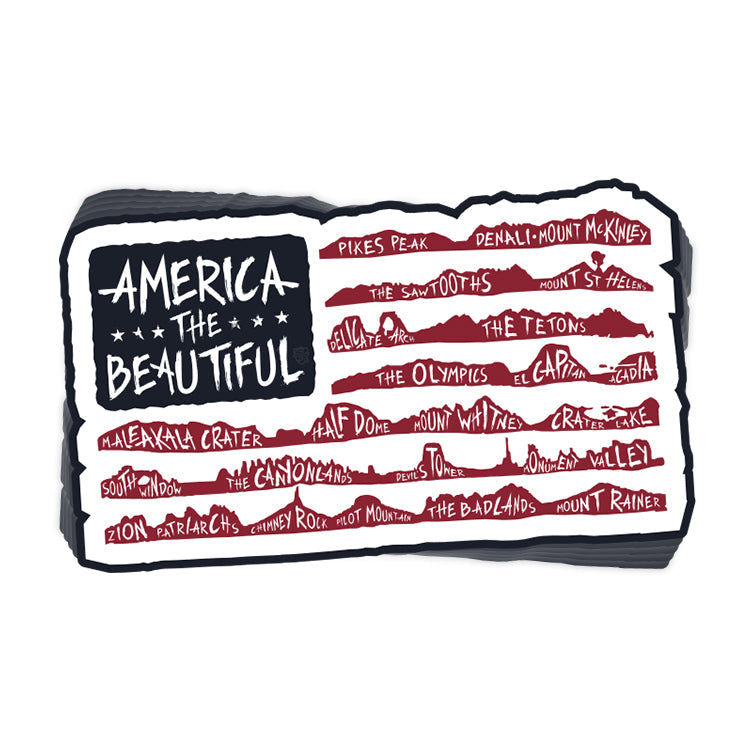 America the Beautiful Decal
