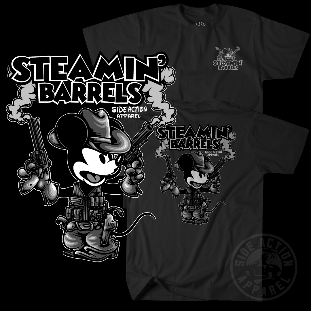 Steamin' Barrels Tee