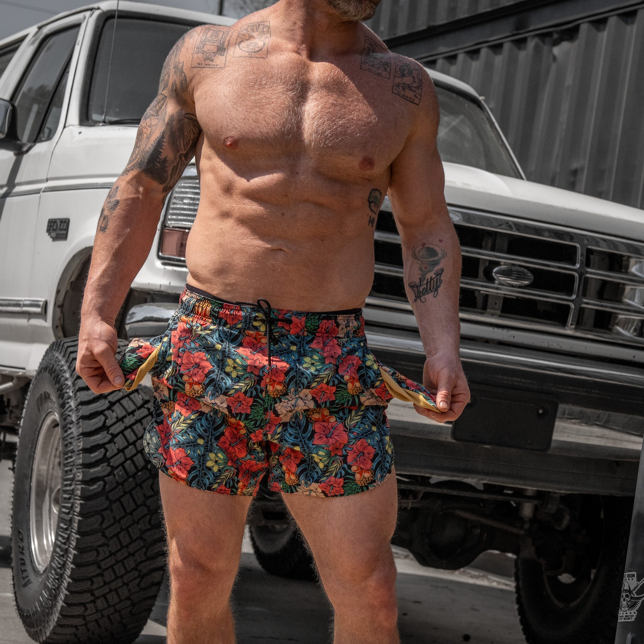 Recon Pro Trainingsshorts für Herren | 14 cm