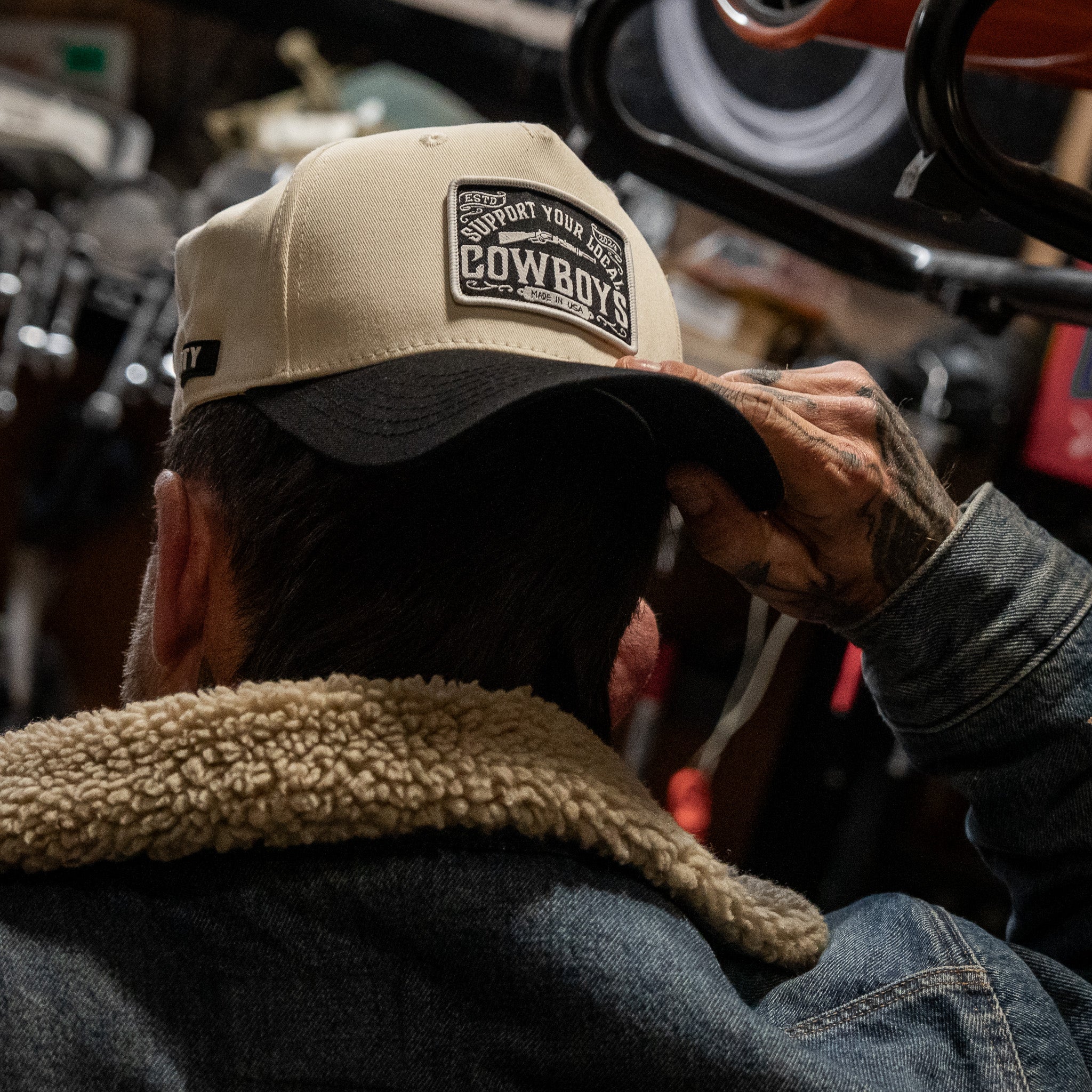 Support Your Local Cowboys Patch 5 Panel Workhorse Snapback