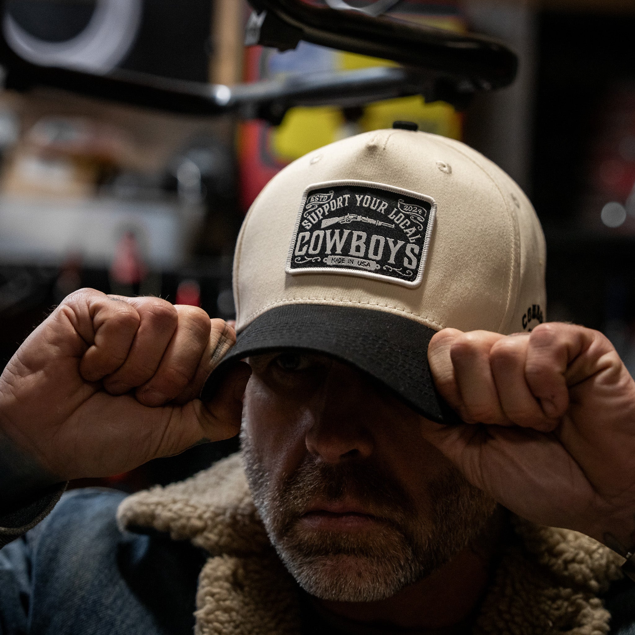 Support Your Local Cowboys Patch 5 Panel Workhorse Snapback