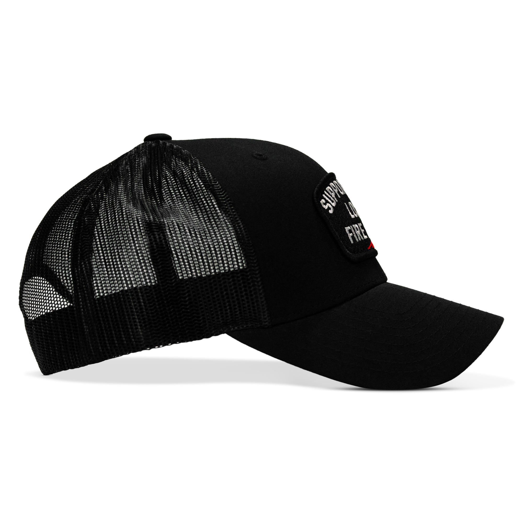 Support Your Local Fire Dept. Patch Snapback Hat