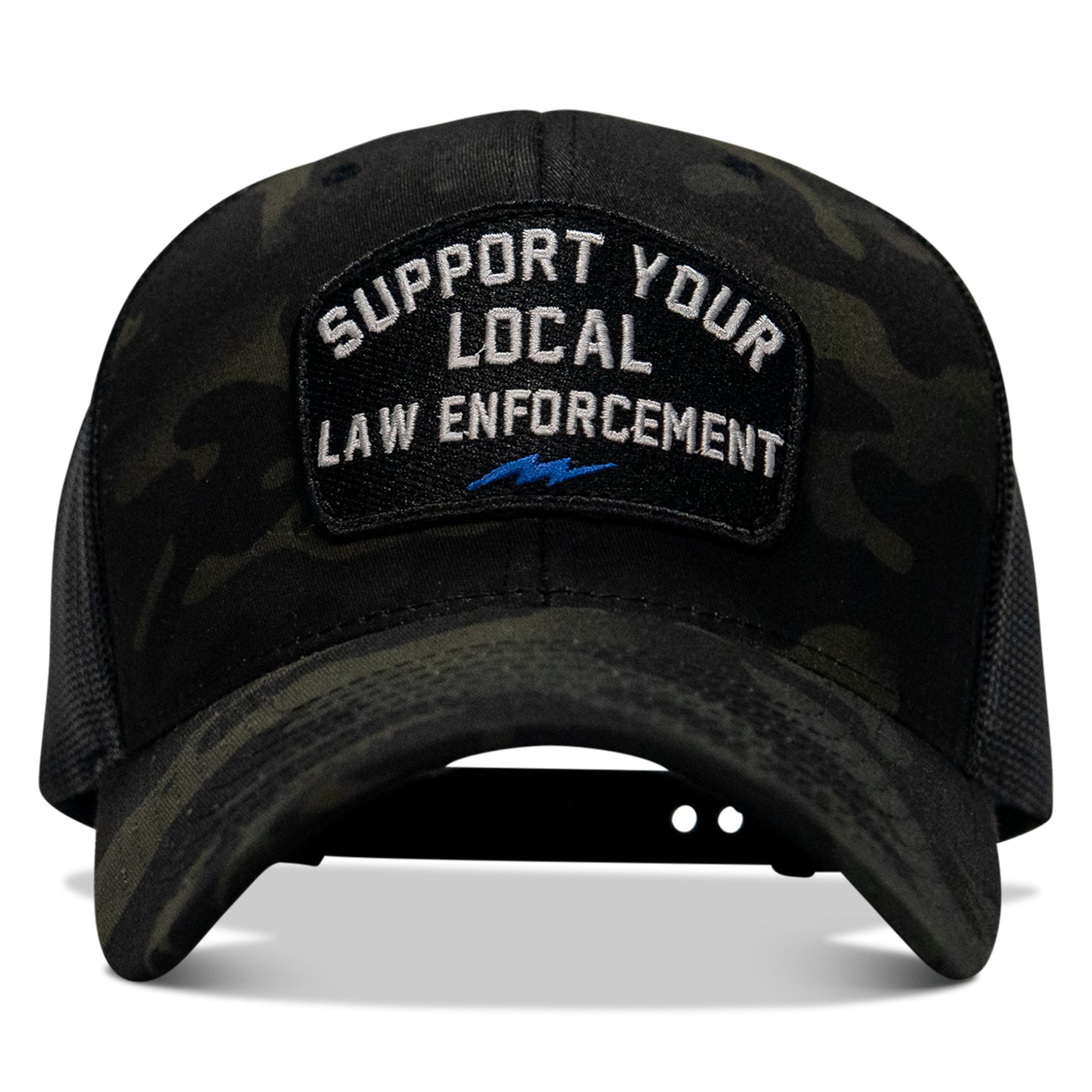 Support Your Local Law Enforcement Mid-Profile Snapback Hat
