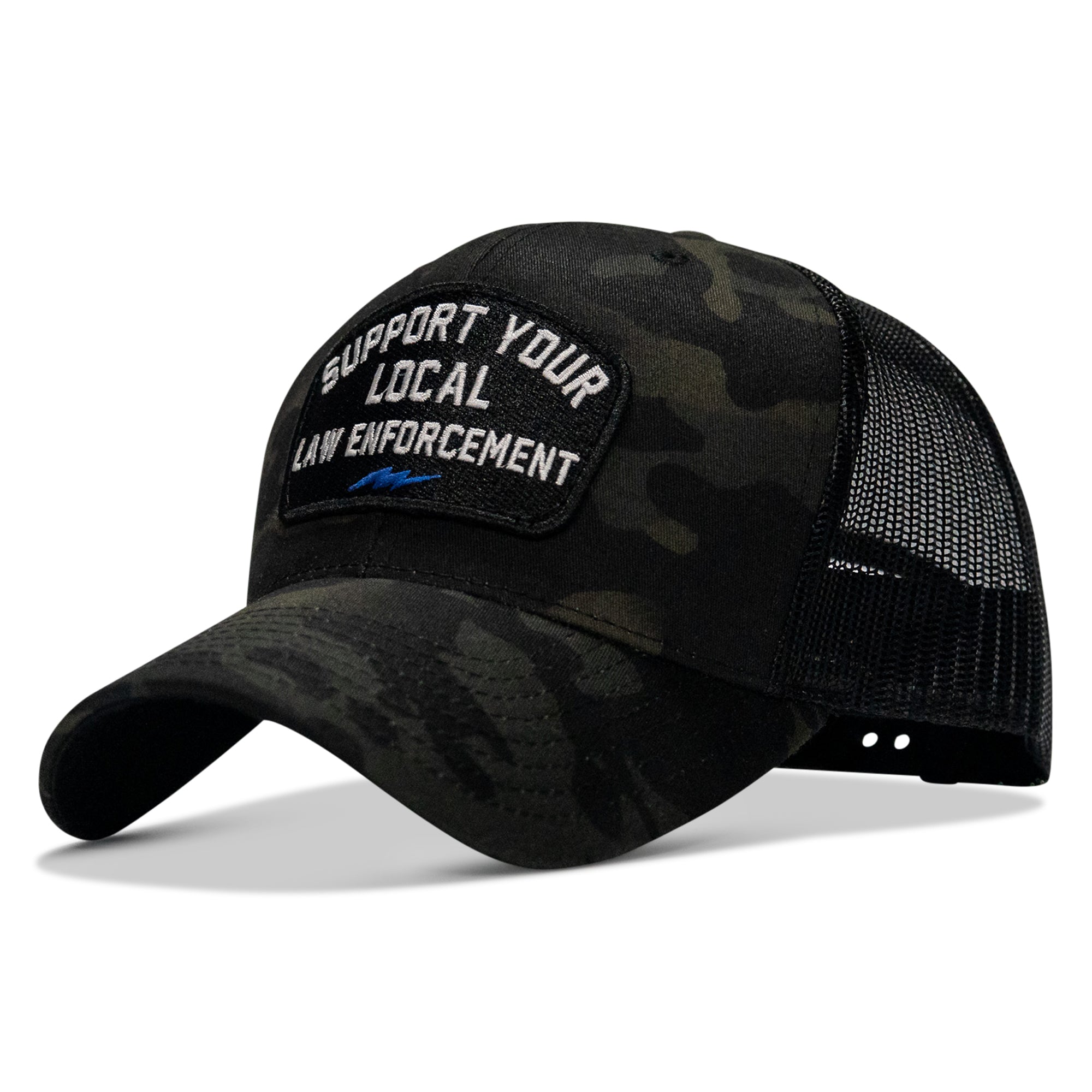 Support Your Local Law Enforcement Mid-Profile Snapback Hat