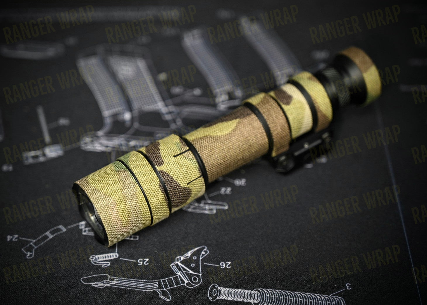 Surefire M600DF Scout - Weapon Light Wrap in Cordura Fabric