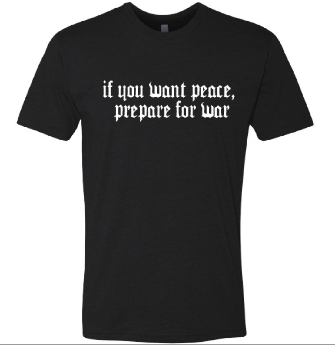 Camiseta "Prepárate para la guerra"