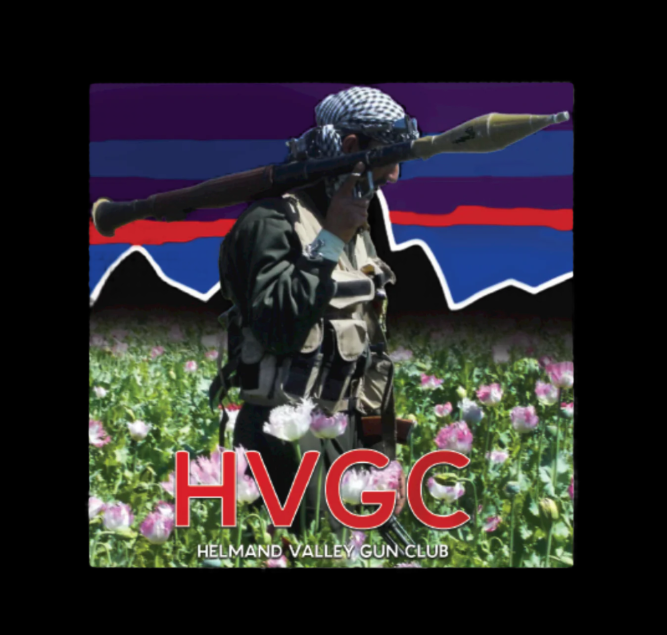 Adhesivo de vinilo HVGC - Club de tiro de Helmand Valley