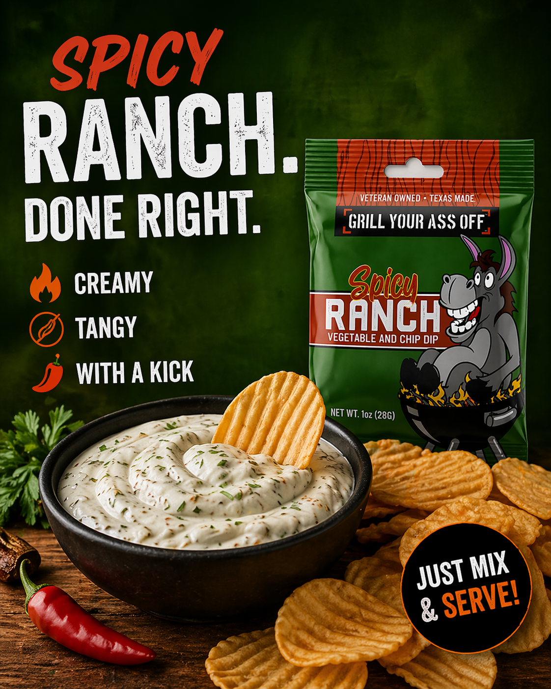 Spicy Ranch Dip