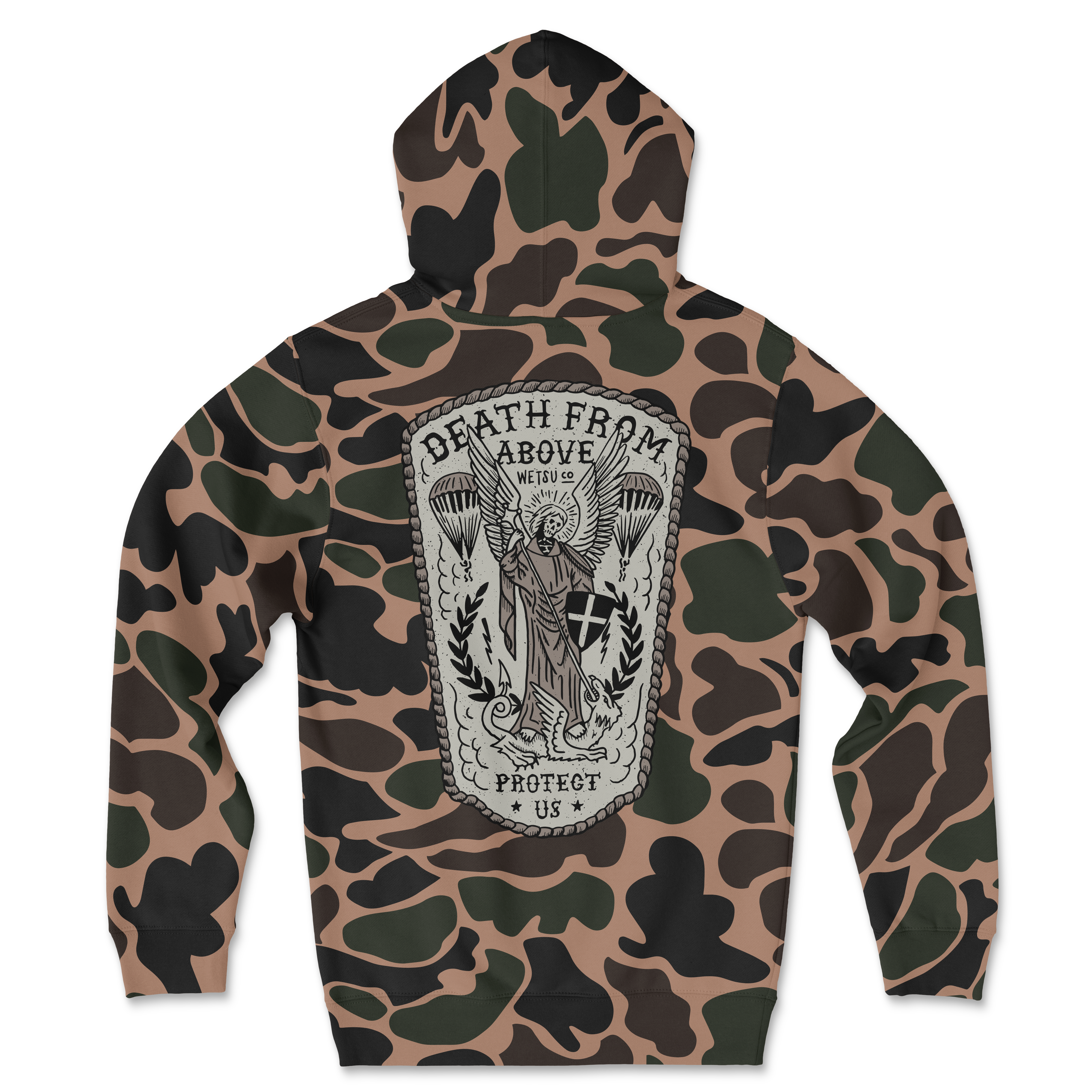 St. Michael Camo Hoodie