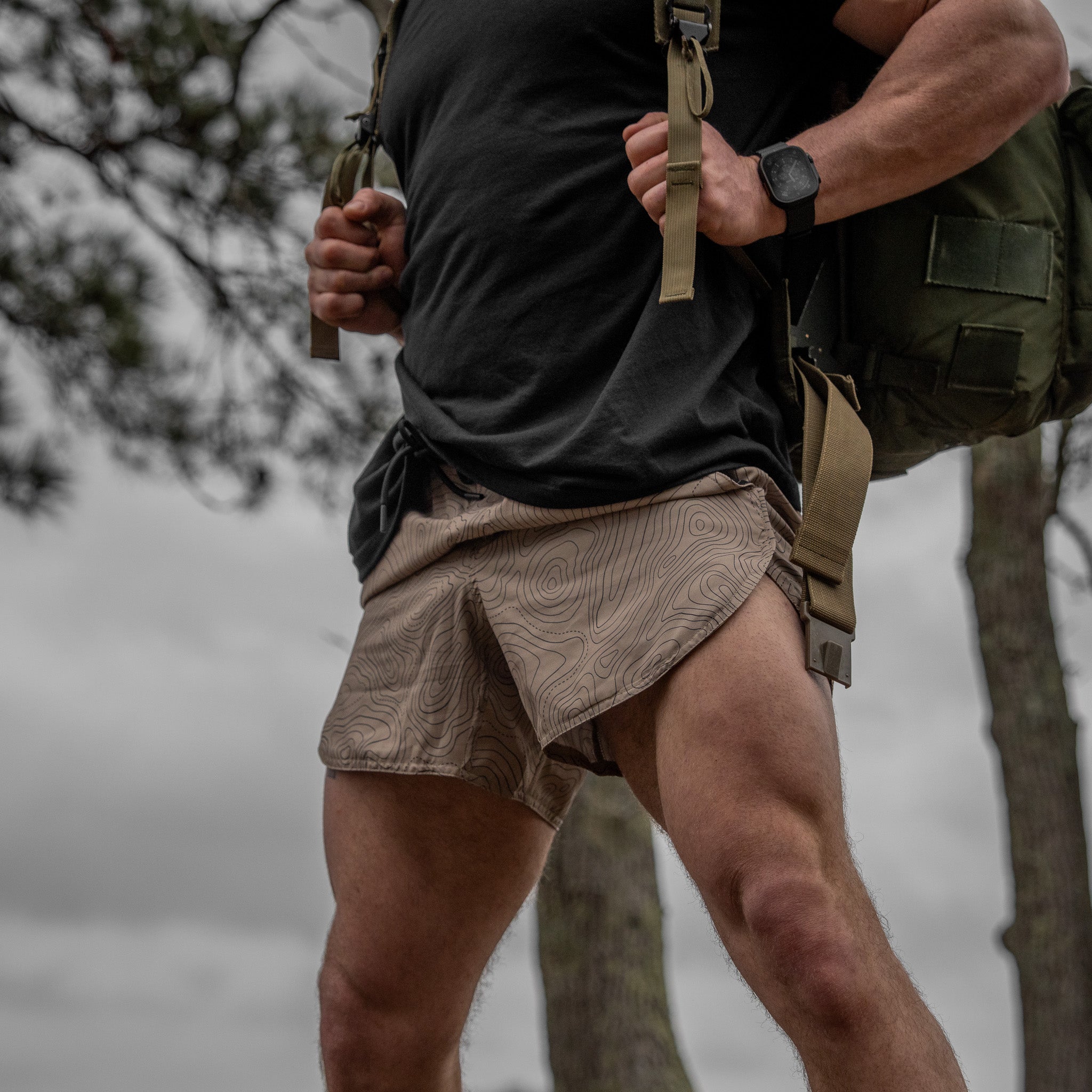 Recon Pro Trainingsshorts für Herren | 14 cm