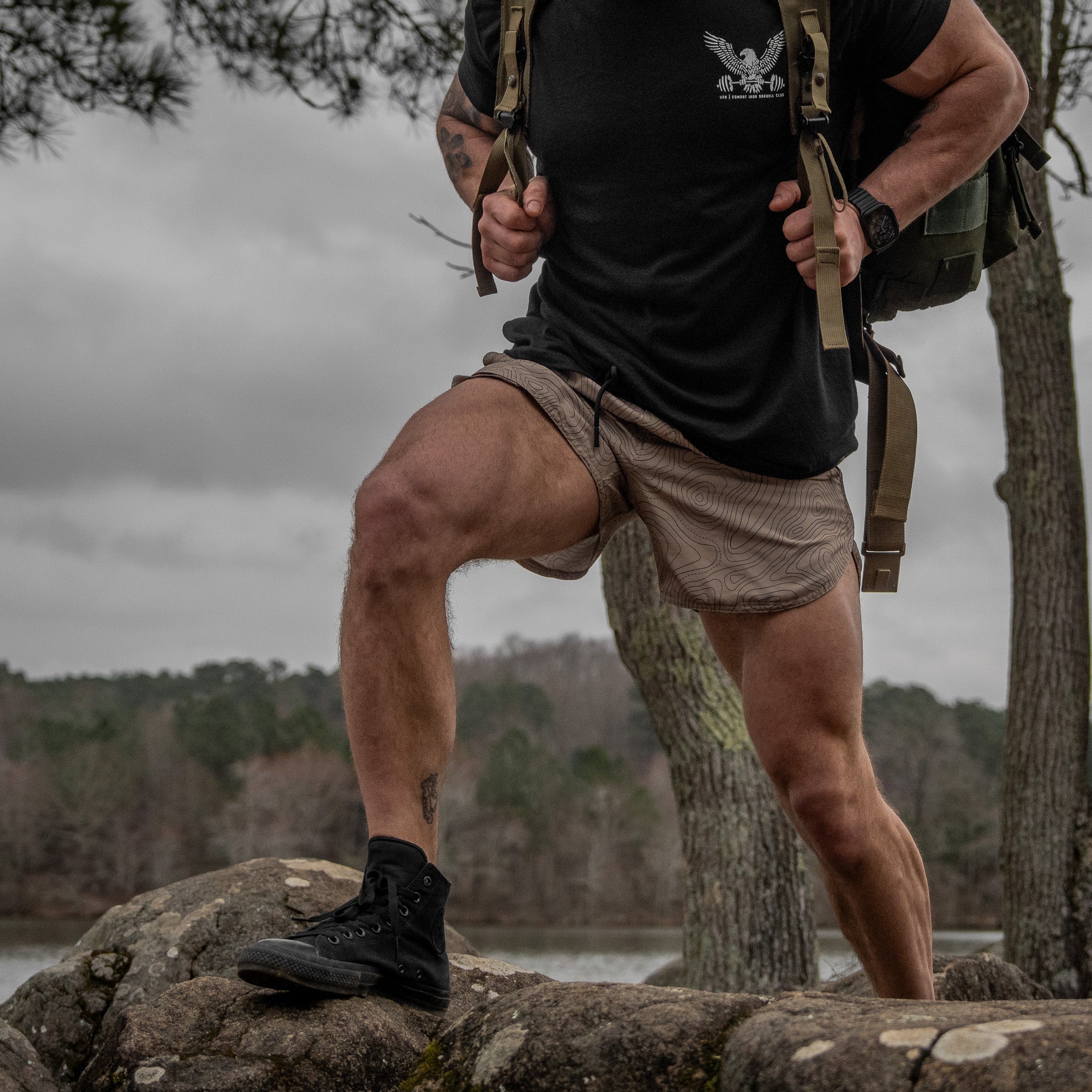 Recon Pro Trainingsshorts für Herren | 14 cm