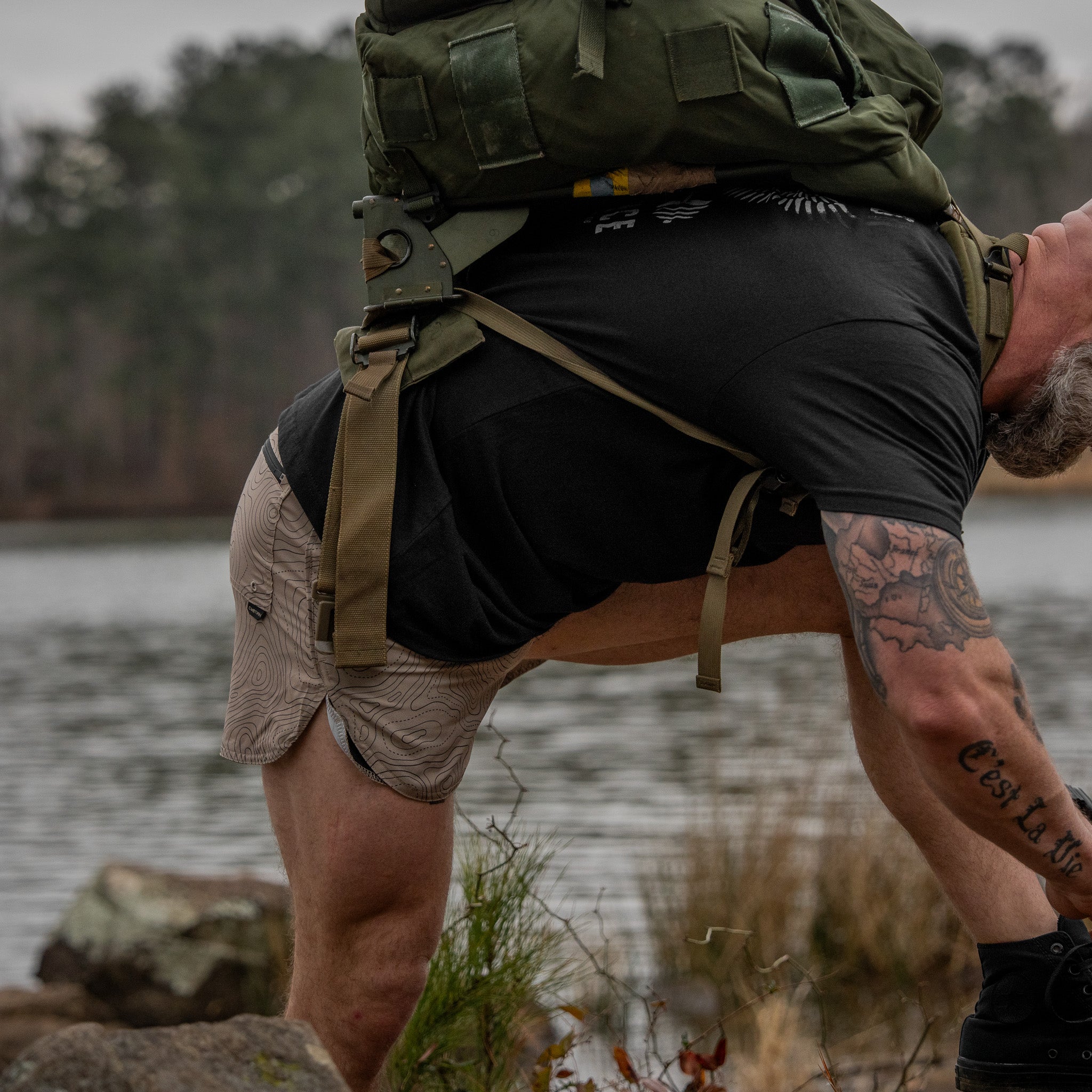 Recon Pro Trainingsshorts für Herren | 14 cm