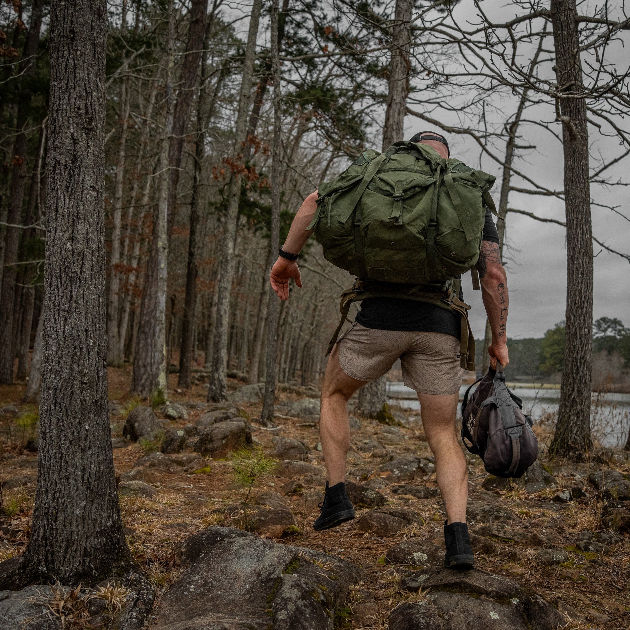 Recon Pro Trainingsshorts für Herren | 14 cm