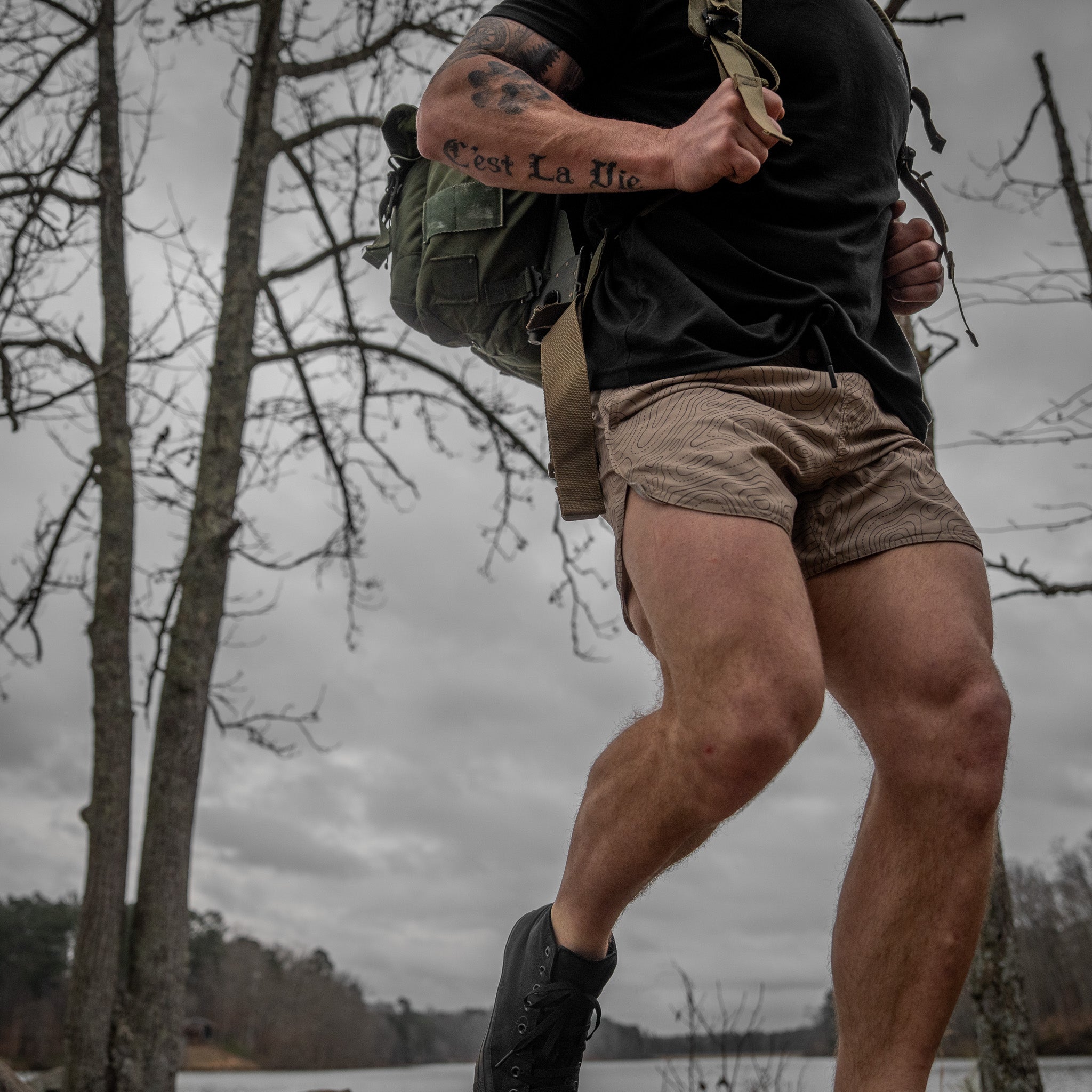 Recon Pro Trainingsshorts für Herren | 14 cm