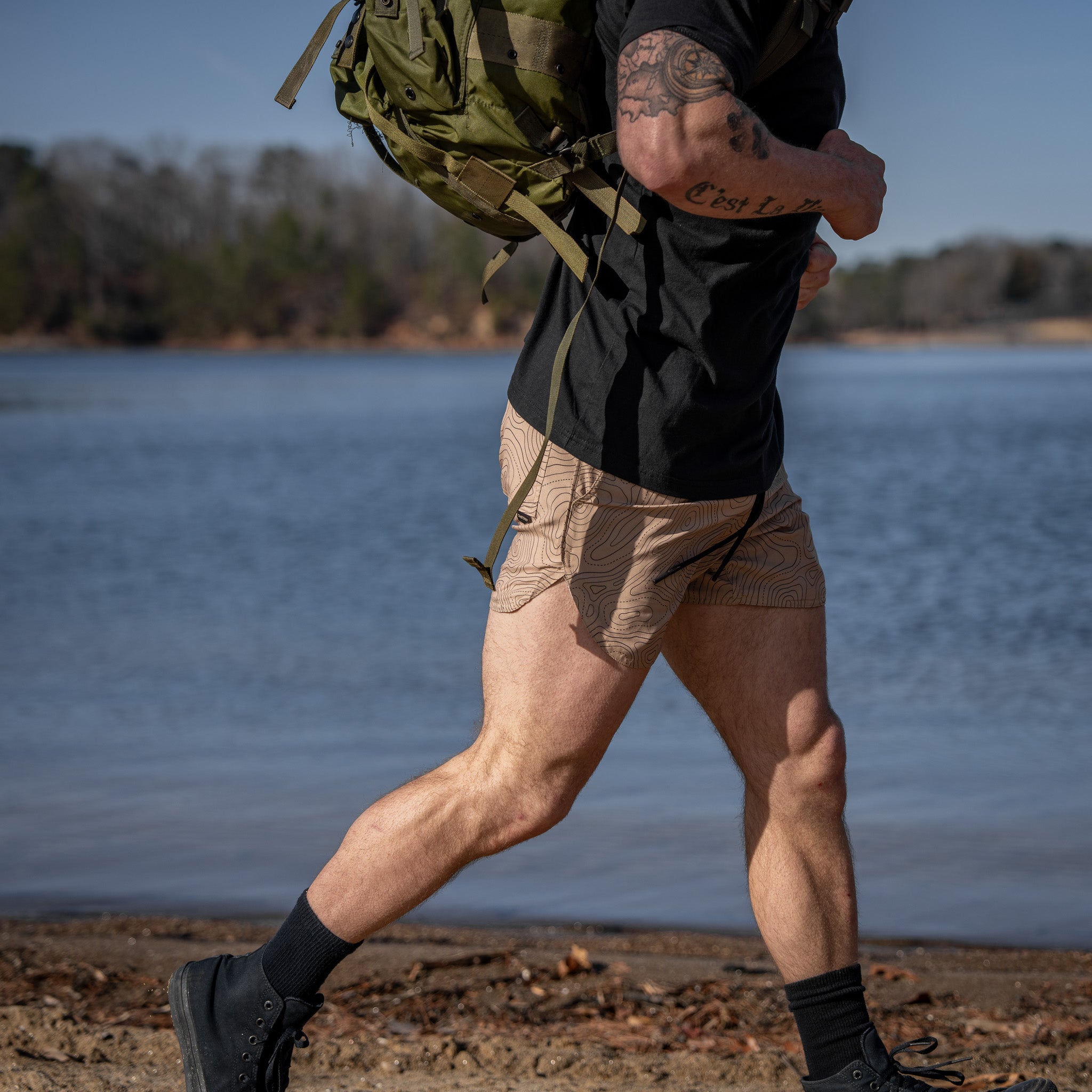 Recon Pro Trainingsshorts für Herren | 14 cm