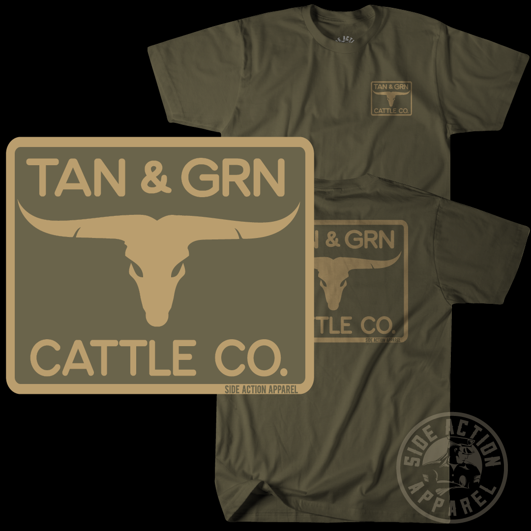 Tan & Grn Cattle Co. Tee