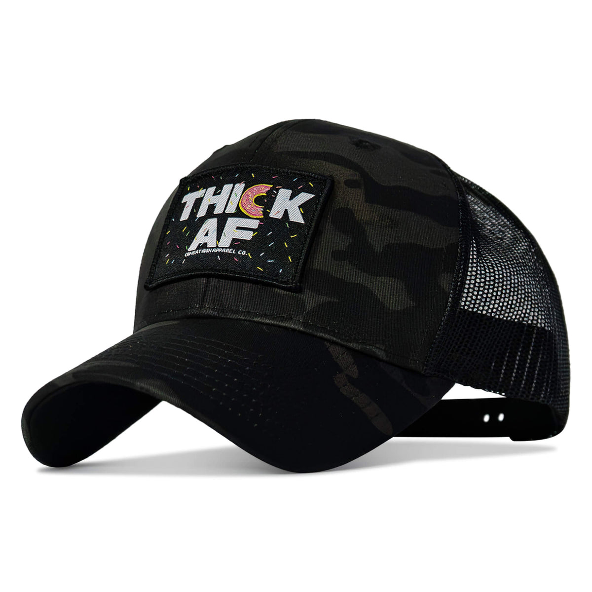 THICK AF DONUT EDITION PATCH MID-PROFILE MESH SNAPBACK Cap