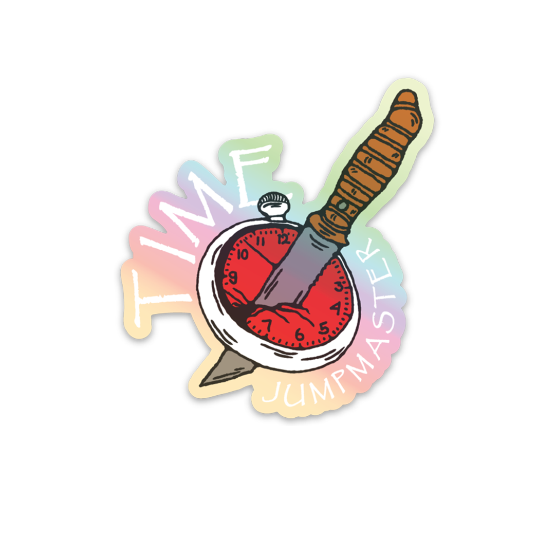 Time Jumpmaster Holographic Sticker