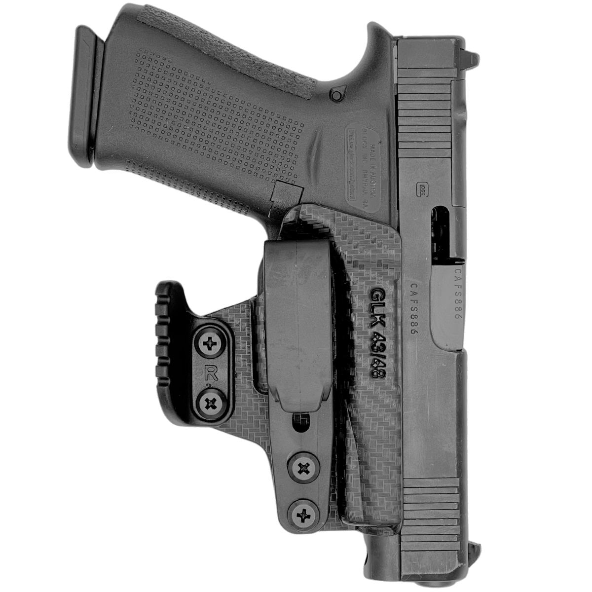 Funda con protector de gatillo - Compatible con: Glock 43X, 43, 48