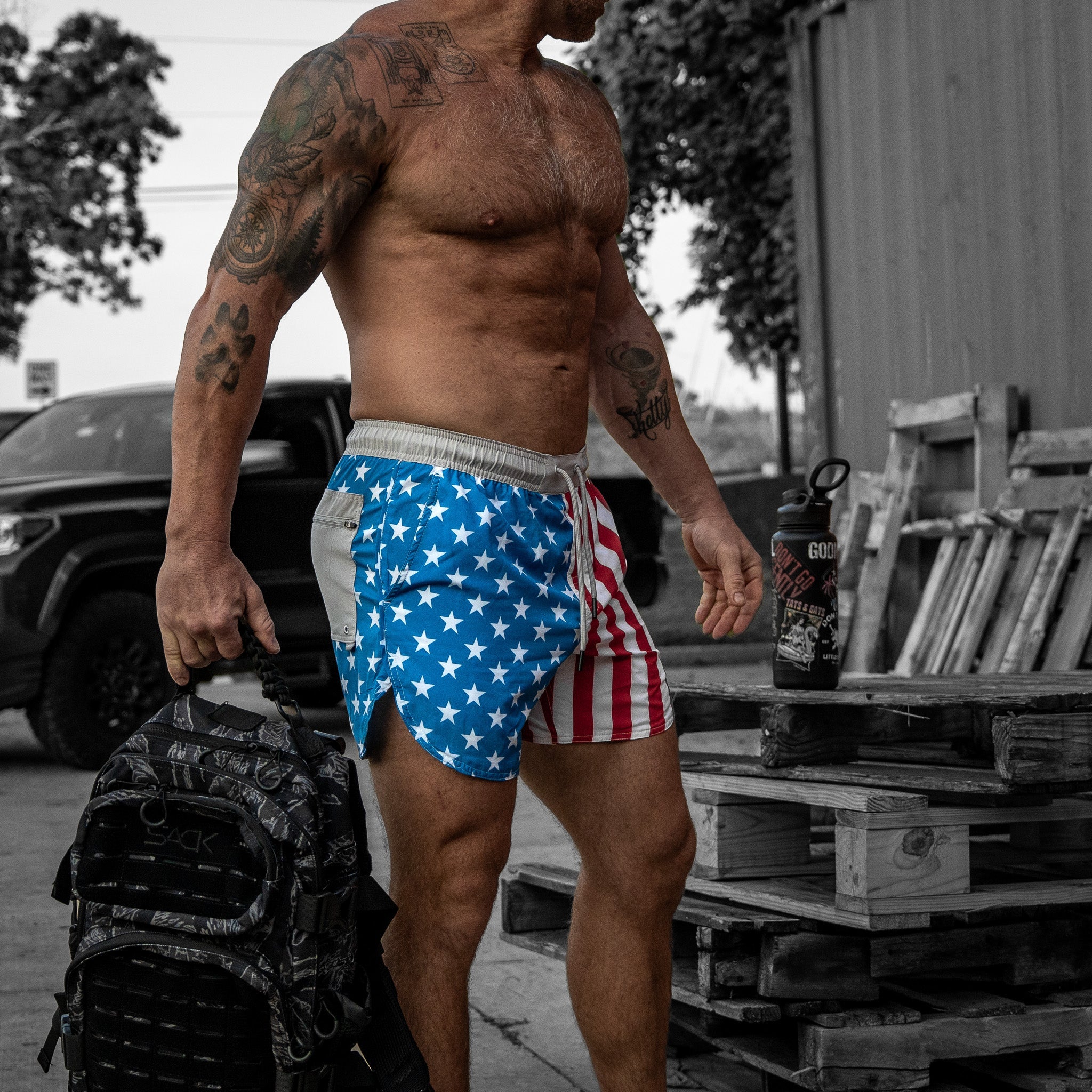 Recon Pro Trainingsshorts für Herren | 14 cm