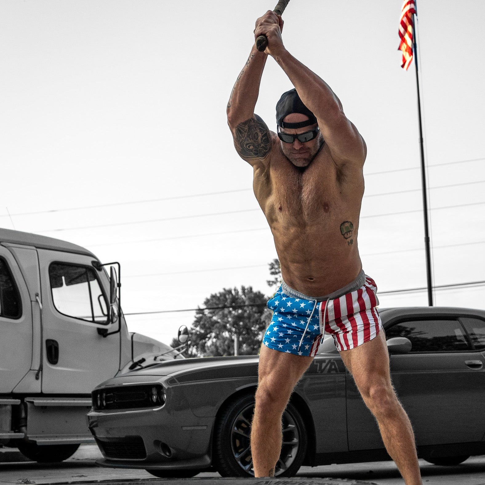 Recon Pro Trainingsshorts für Herren | 14 cm