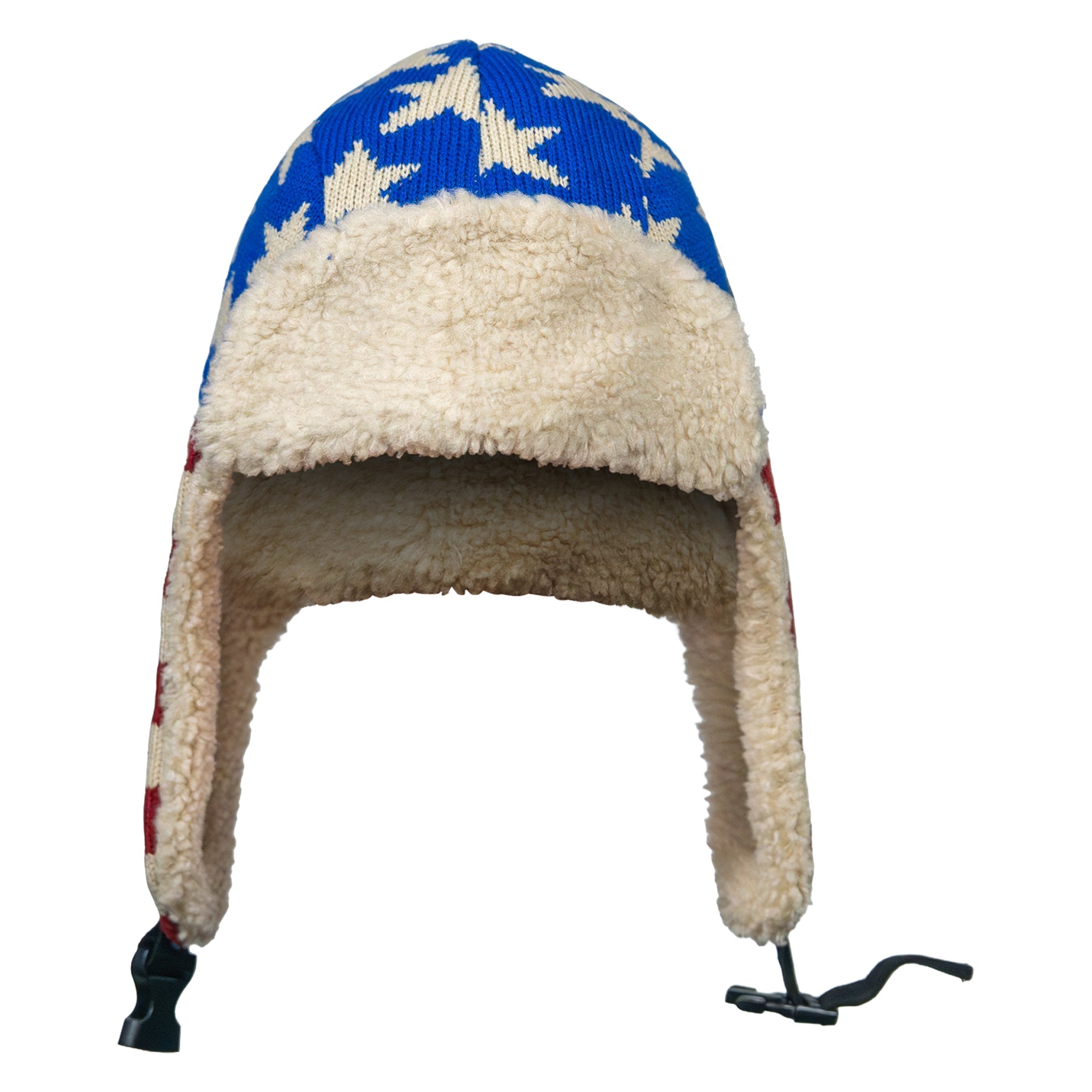 USA Wool Insulated Knitted Trapper Hat