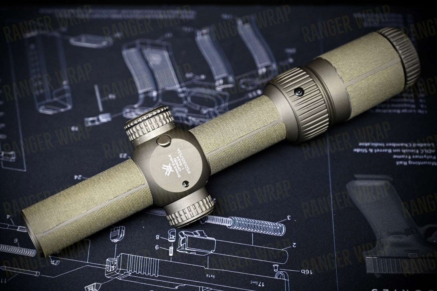 Vortex Strike Eagle 1-6 Gen 2 - Optic Wrap in Cordura Fabric