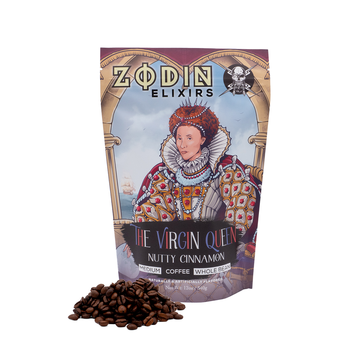 The Virgin Queen - Nutty Cinnamon Medium Coffee