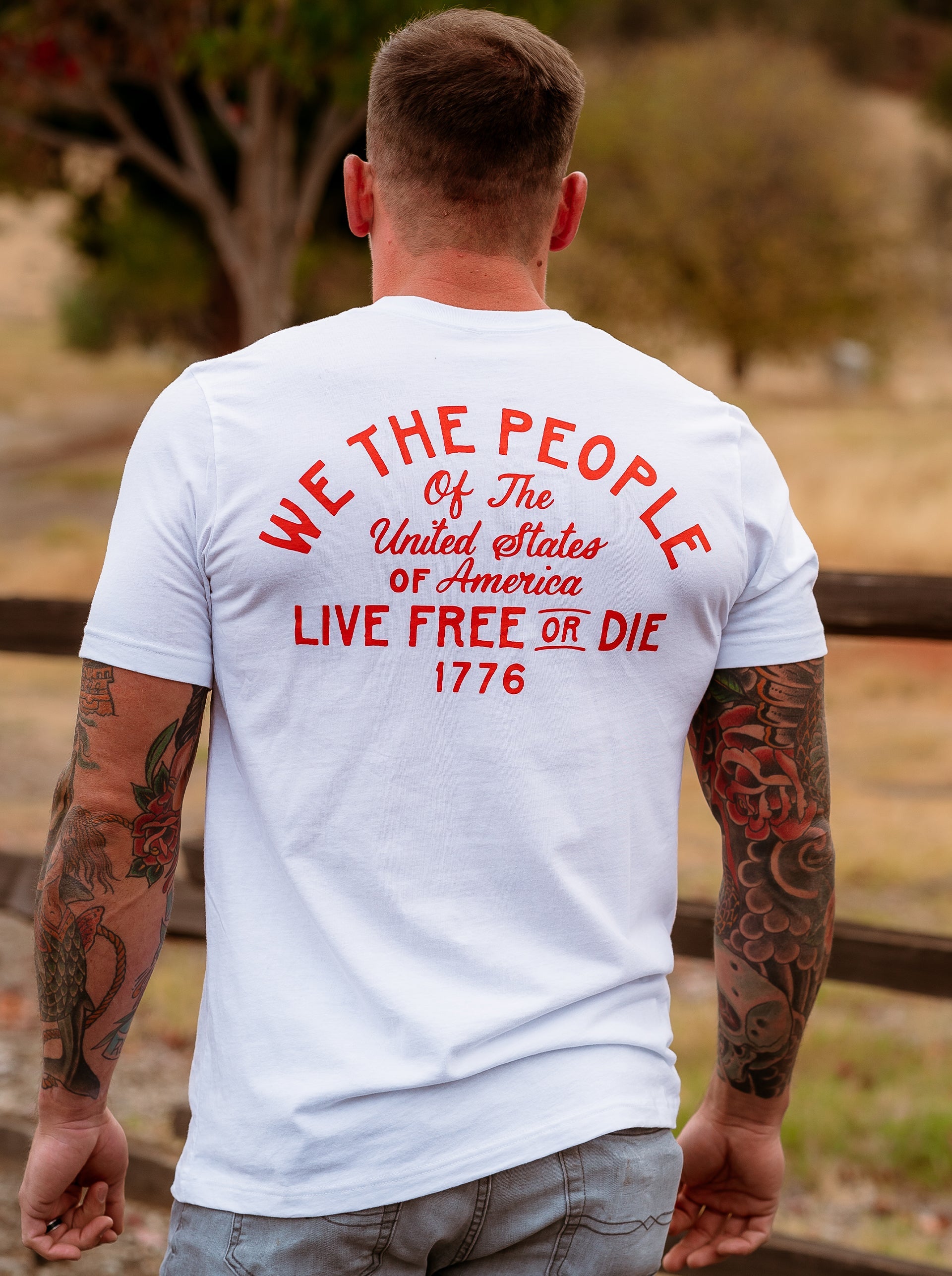 We The People T-Shirt - White | The Brave Ones