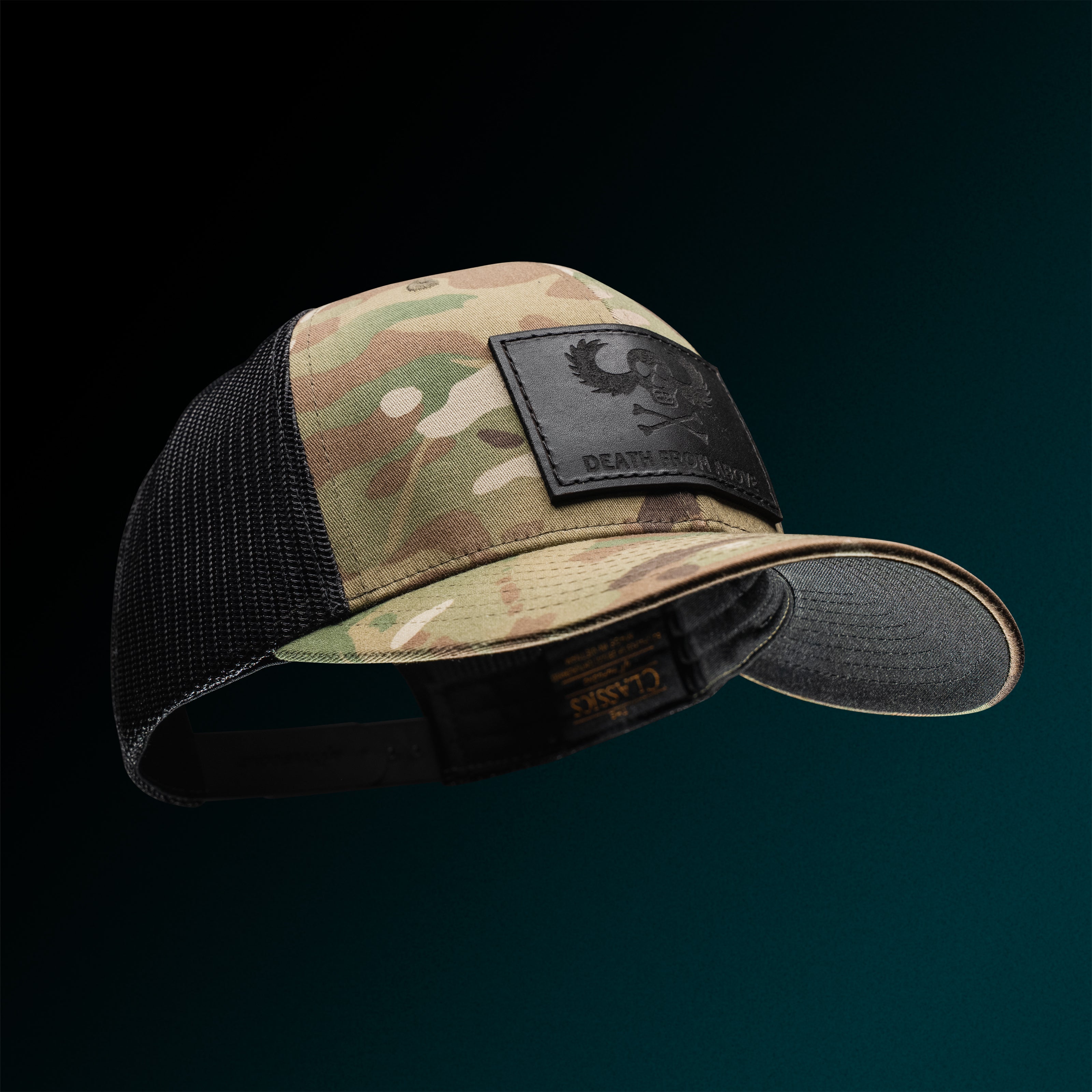 Death From Above Leather Patch Tactical Snapback
