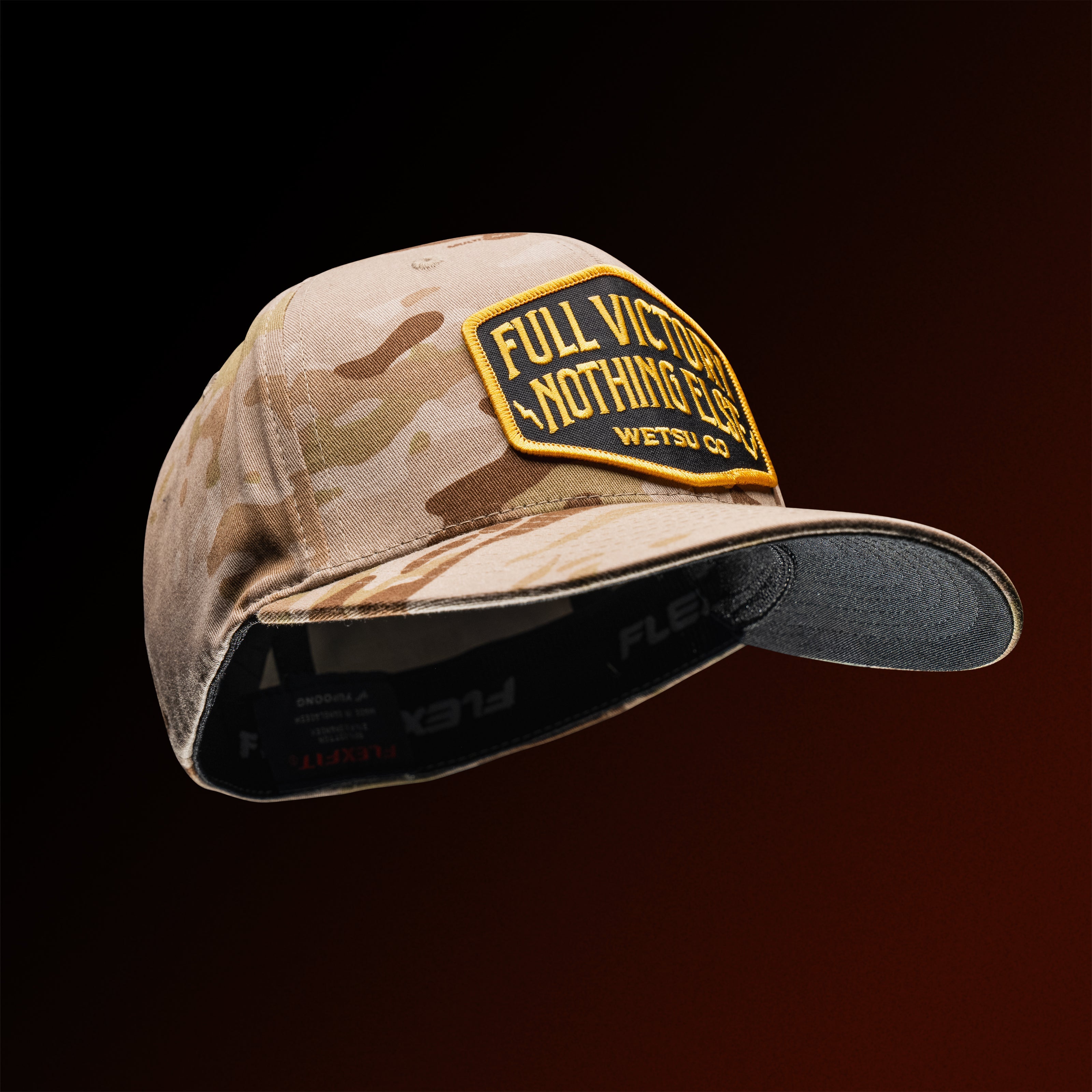 Full Victory Shield Patch Flexfit Hat