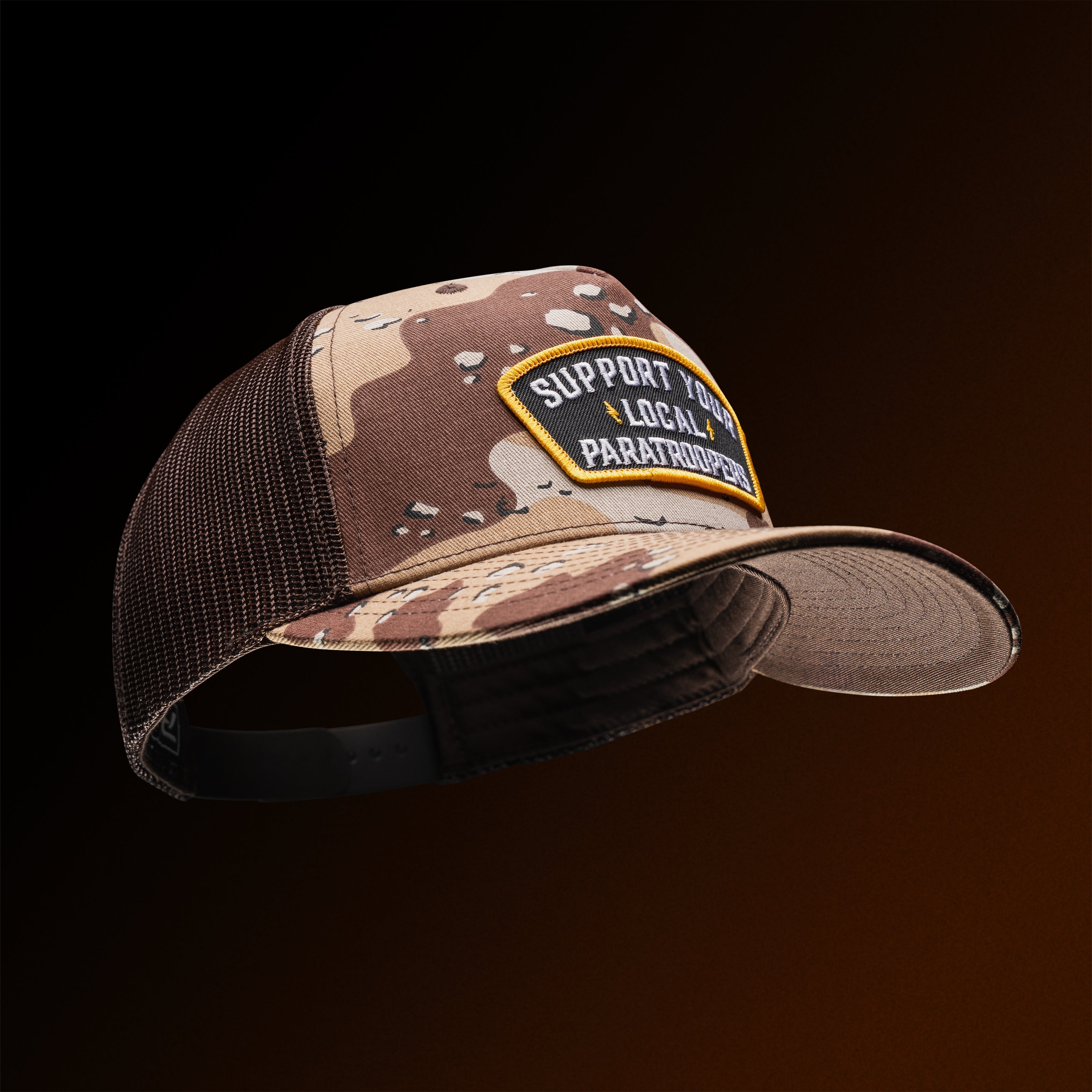 Support Your Local Paratroopers Patch Trucker Hat