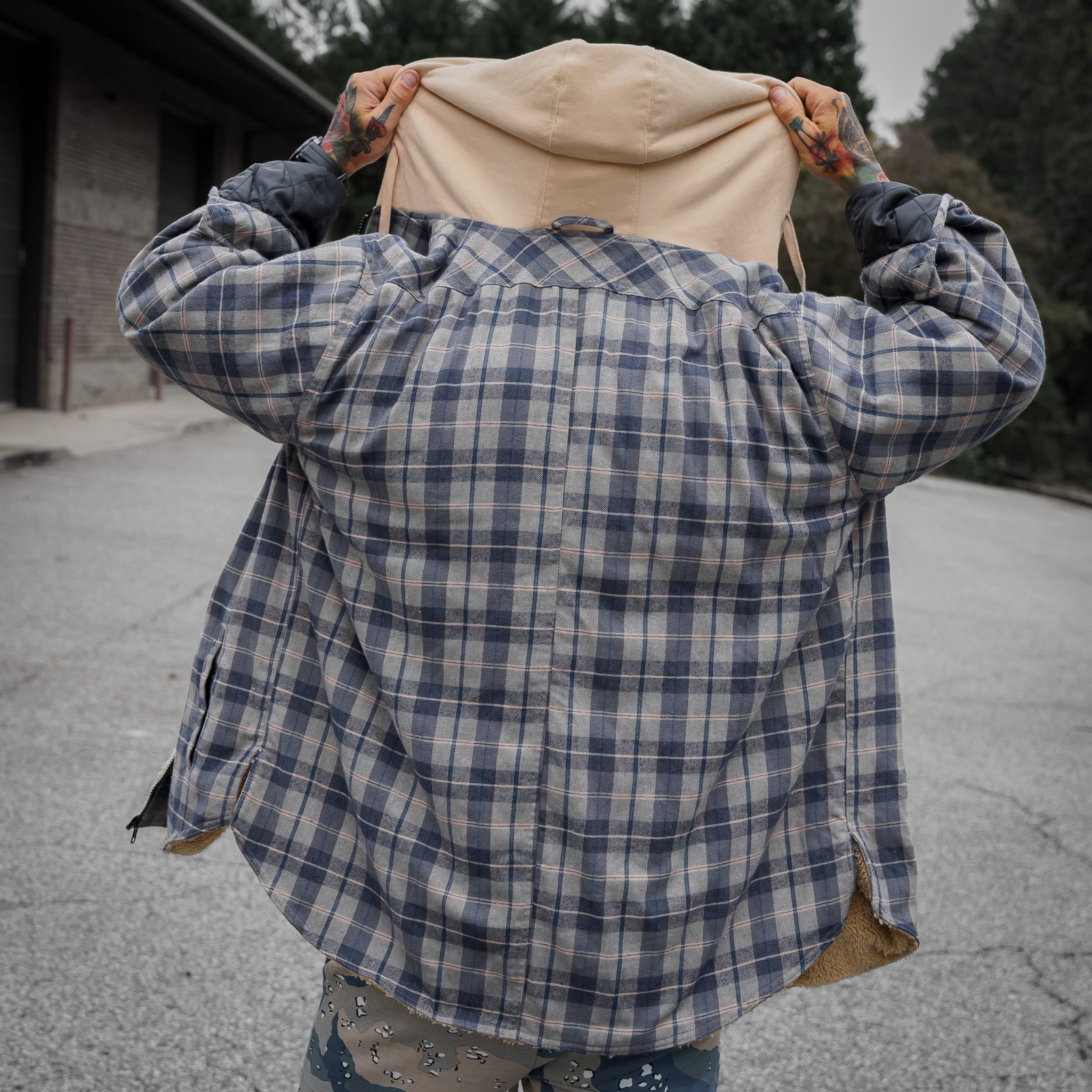 Frontier Zip Flanell mit Kapuze