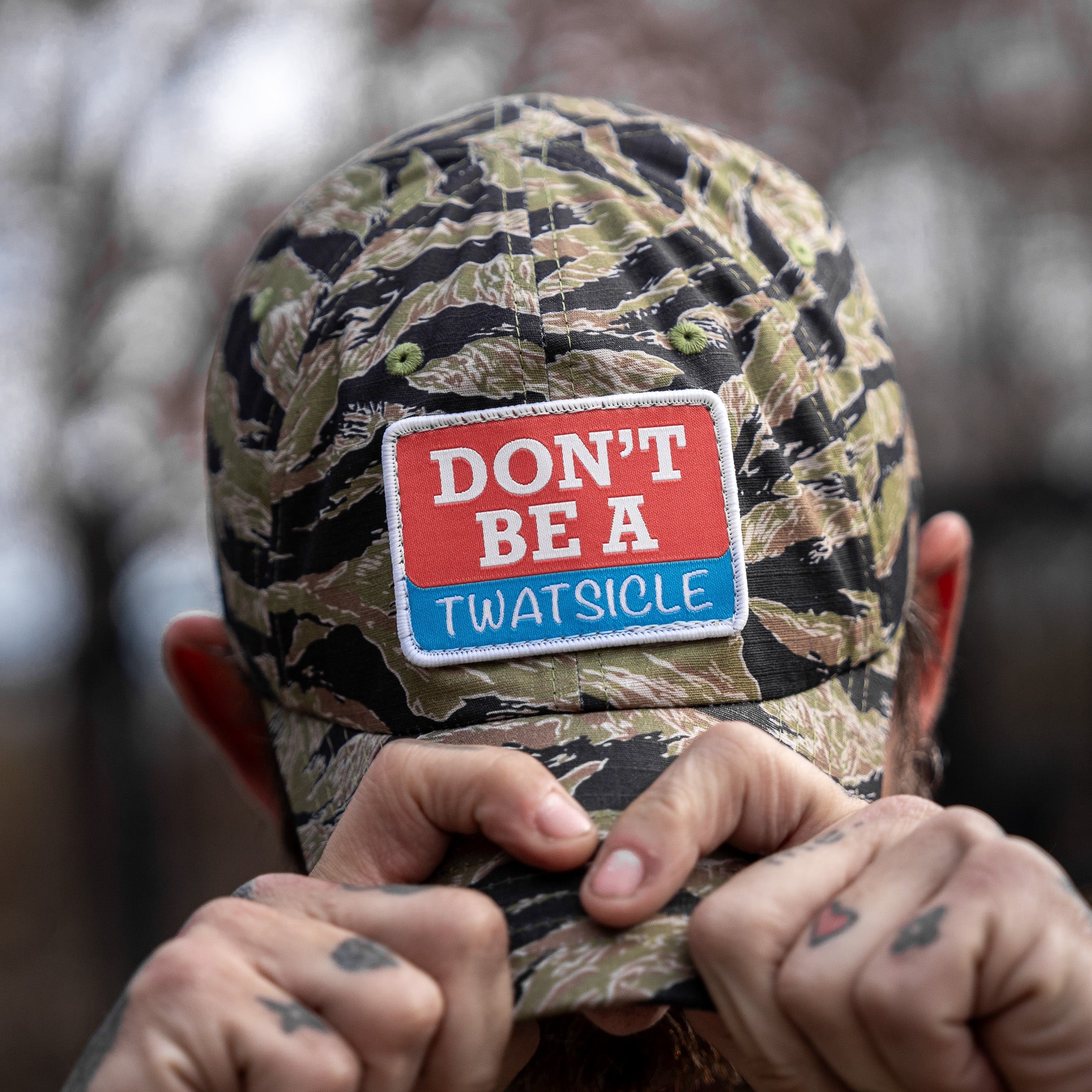 Don't Be A Twatsicle Patch Ripstop Hat
