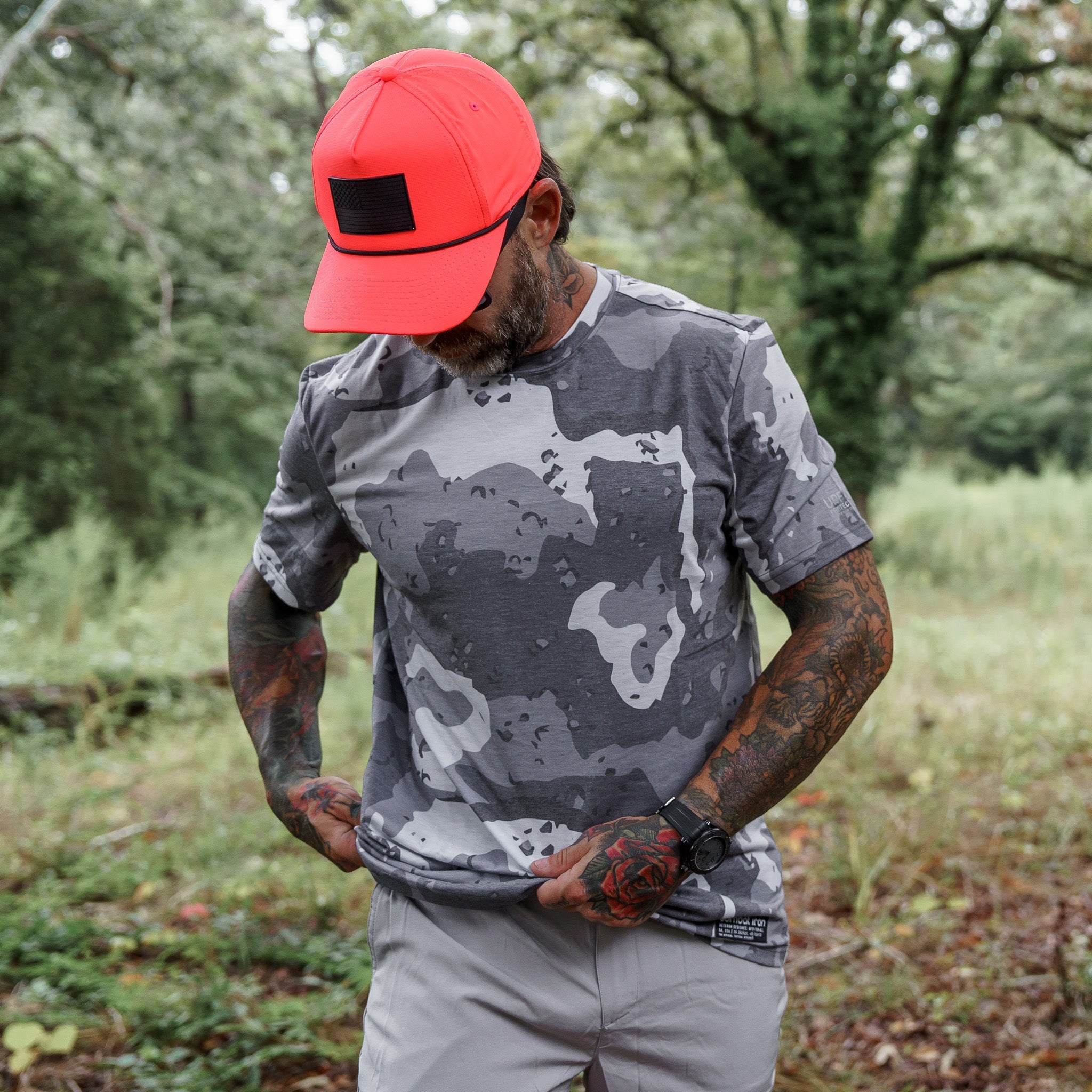 USA Flag Patch Weekender Style Performance Snapback Cap