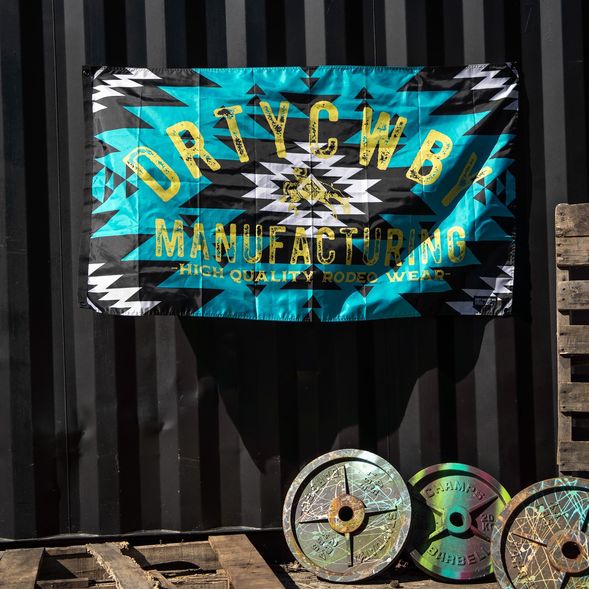 Aztec Dirty Cowboy Branded 3' X 5' Flag