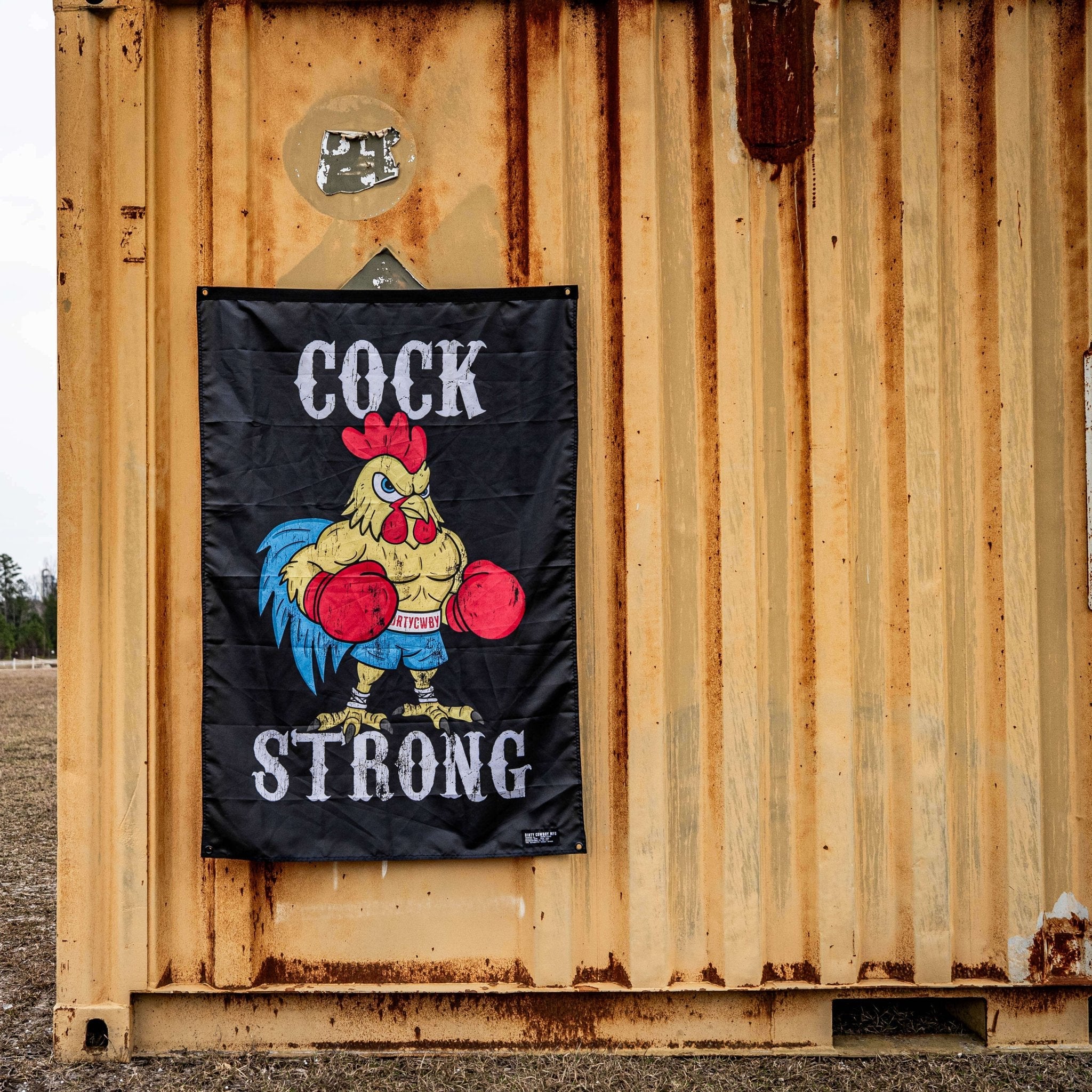 Cock Strong Boxing Chicken 3' X 5' Flag