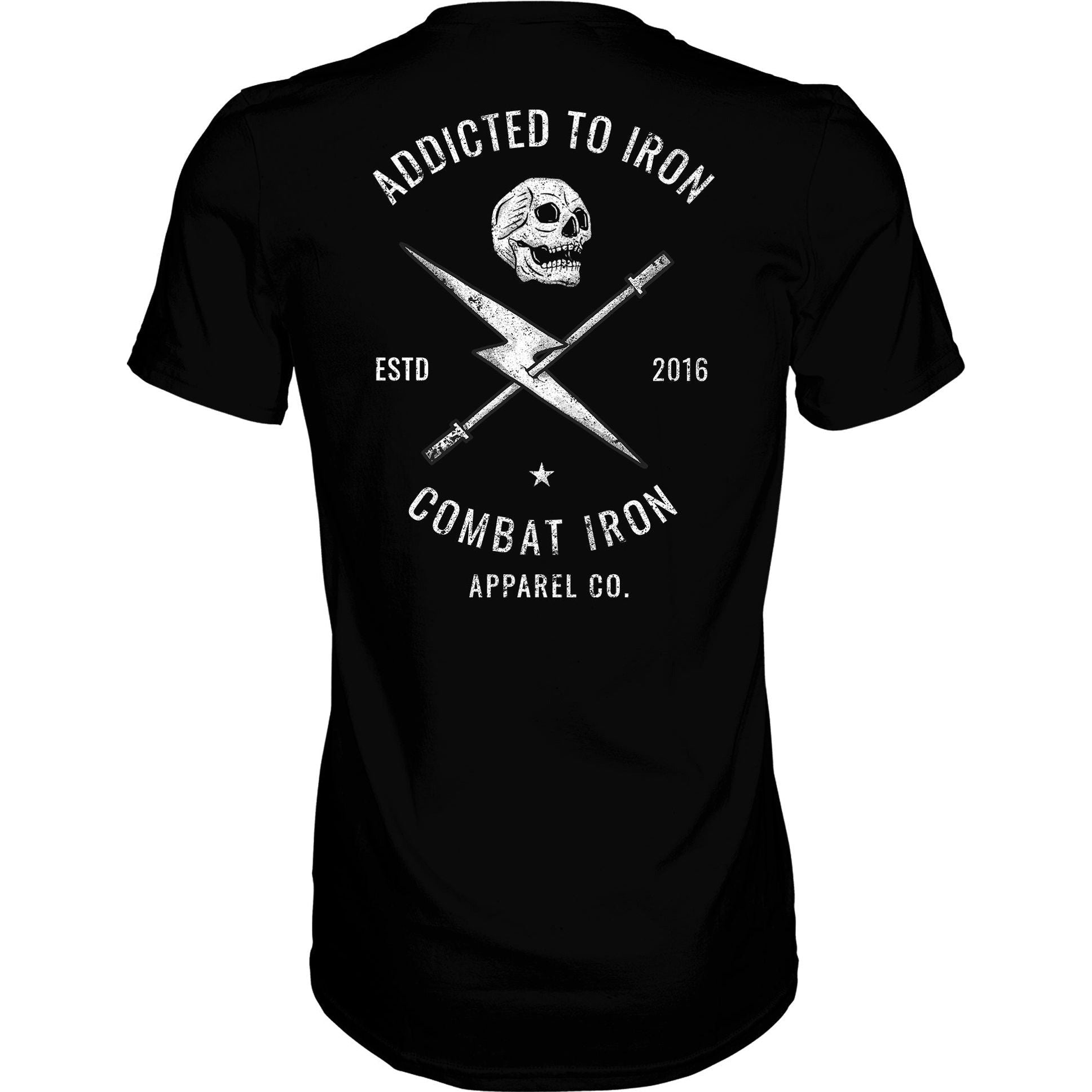 Addicted to Iron V3 Trainings-T-Shirt für Herren