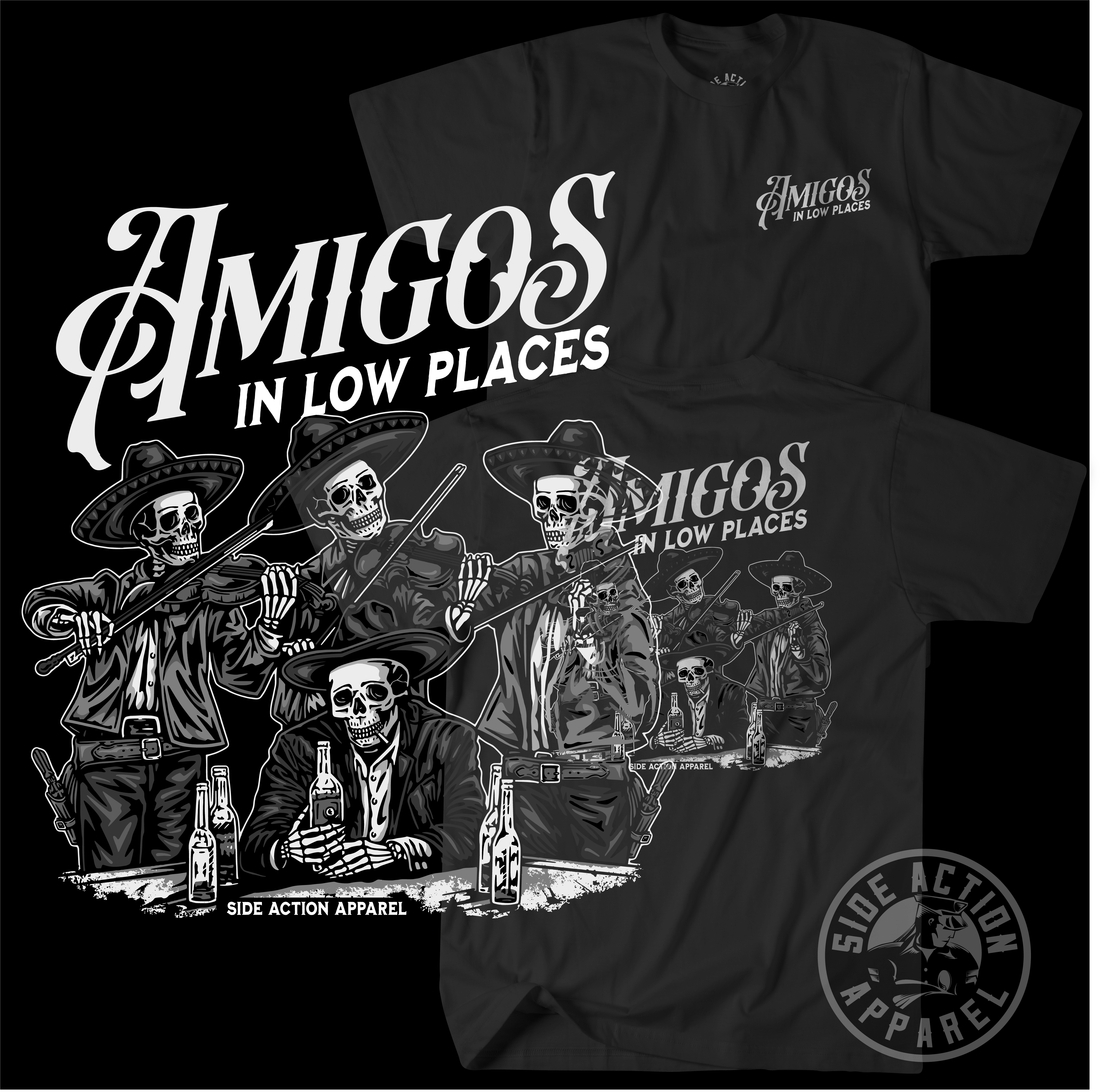 Amigos In Low Places Tee