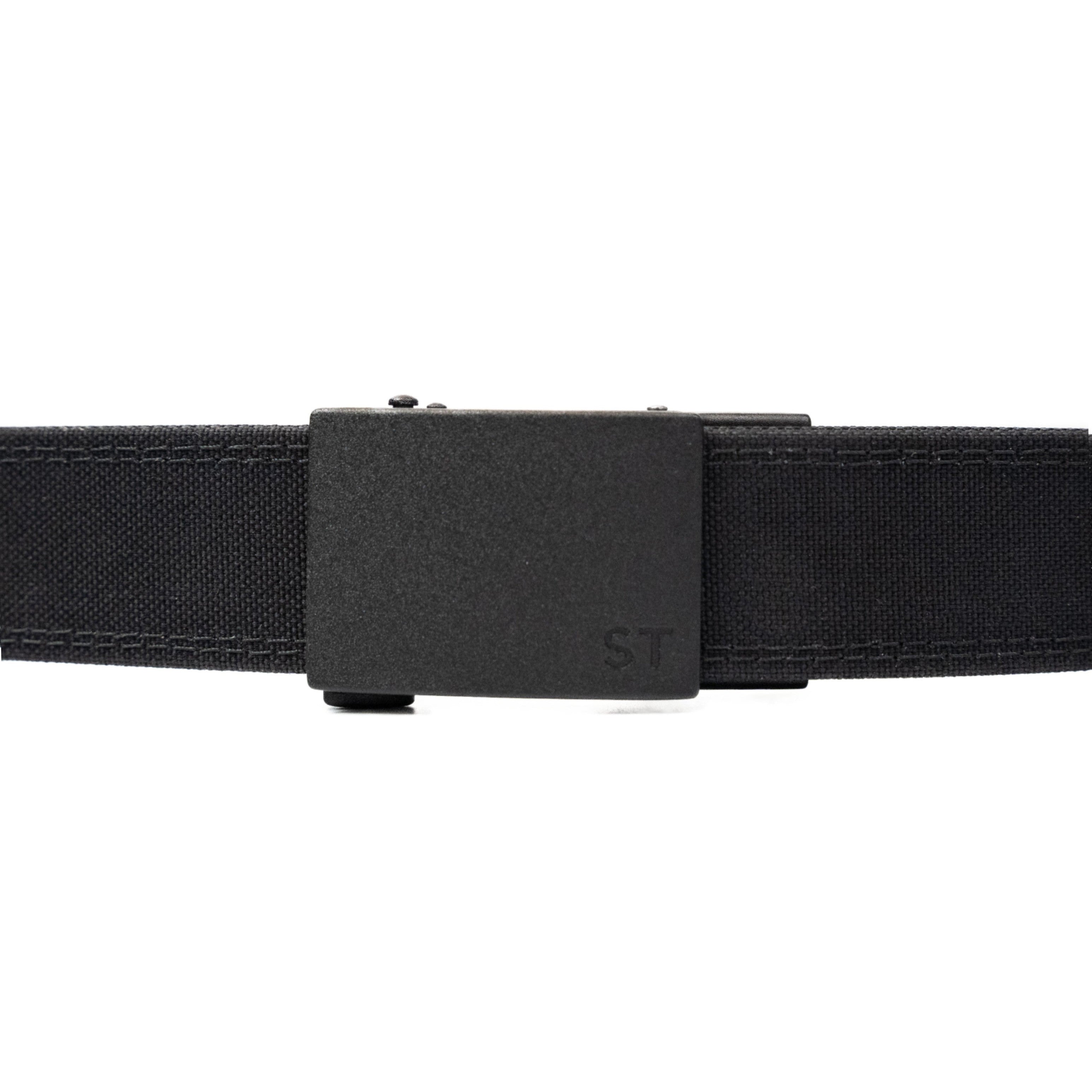 Black Nylon EDC Ratchet Belt